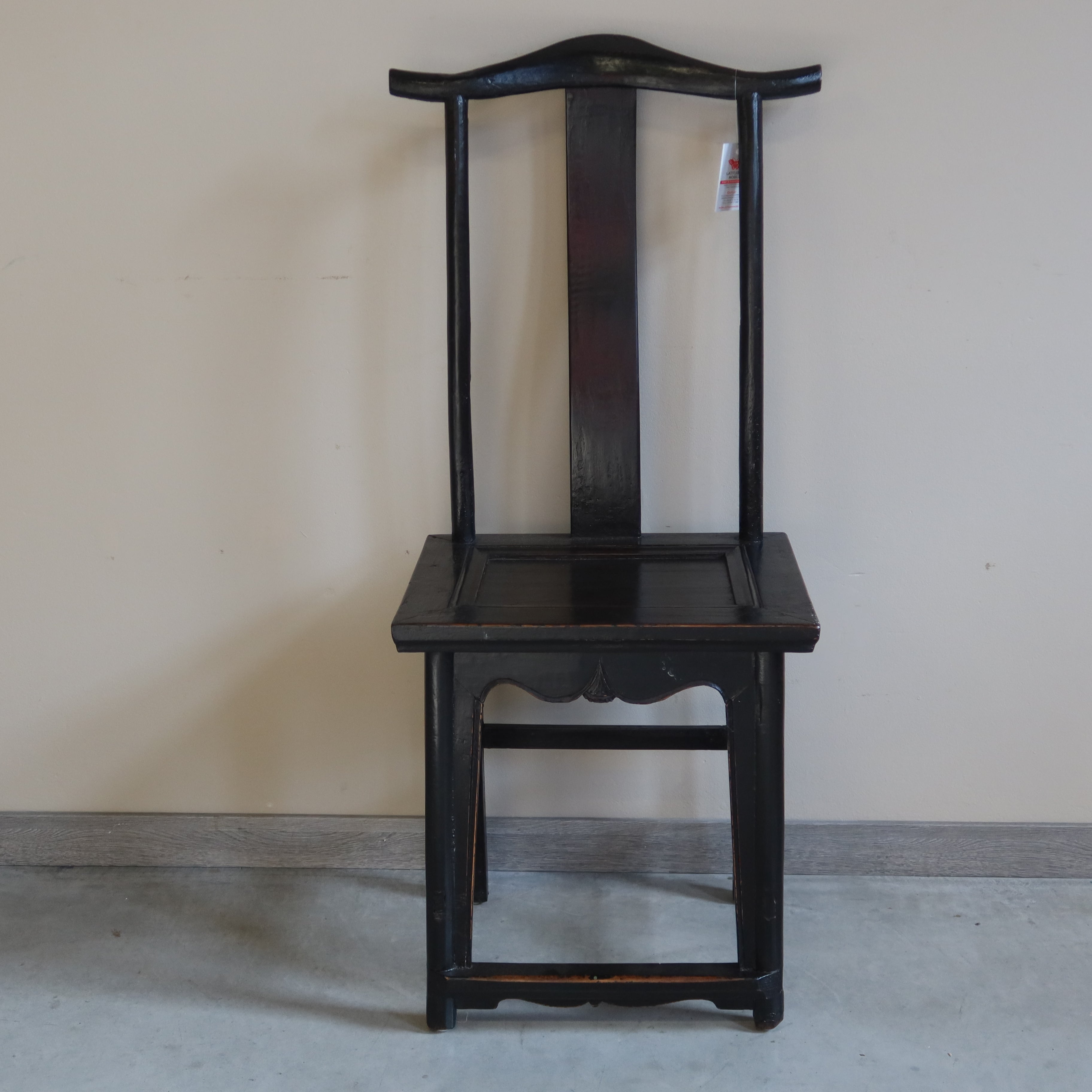 SEDIA CINESE LACCA NERA