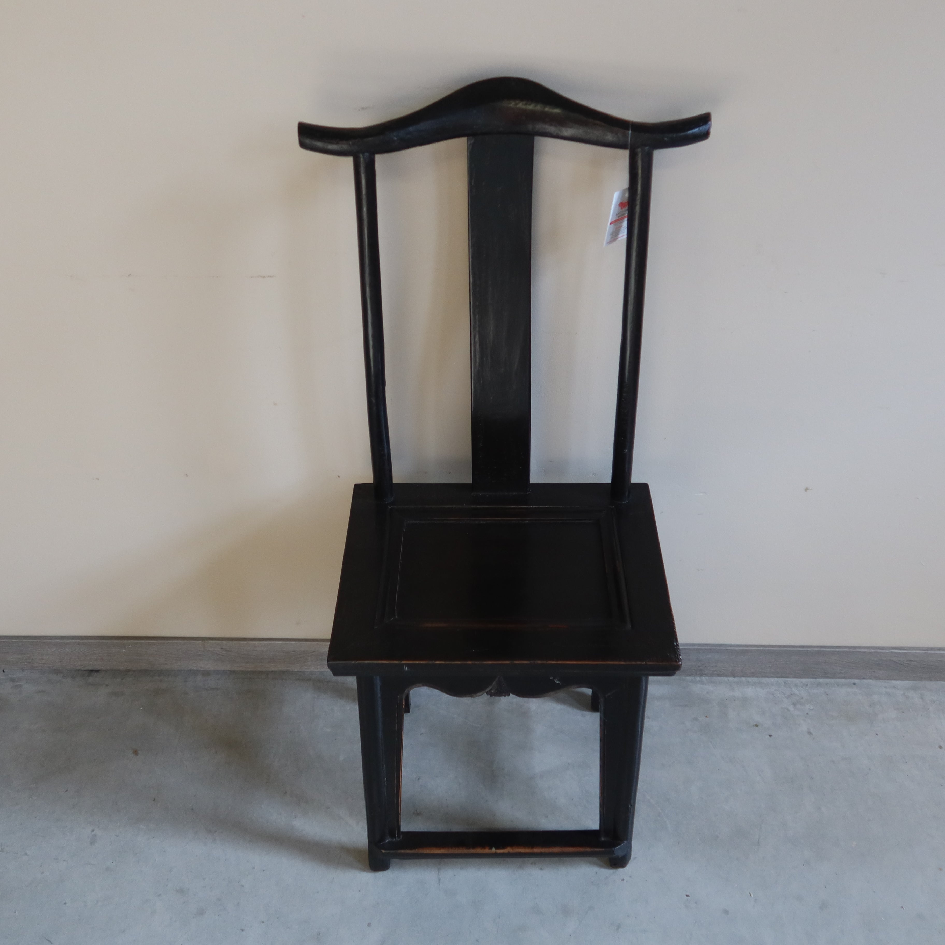 SEDIA CINESE LACCA NERA