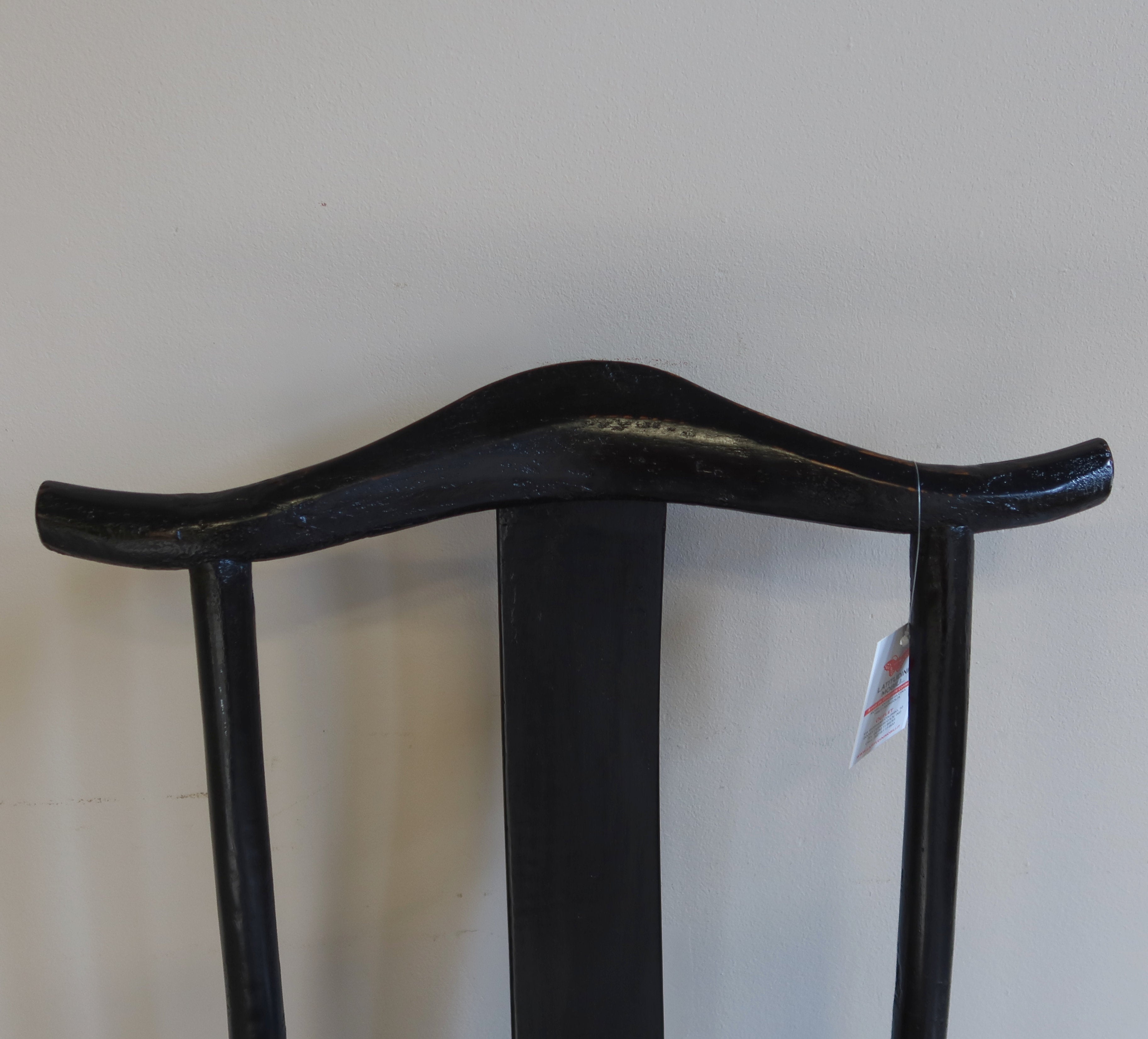 SEDIA CINESE LACCA NERA