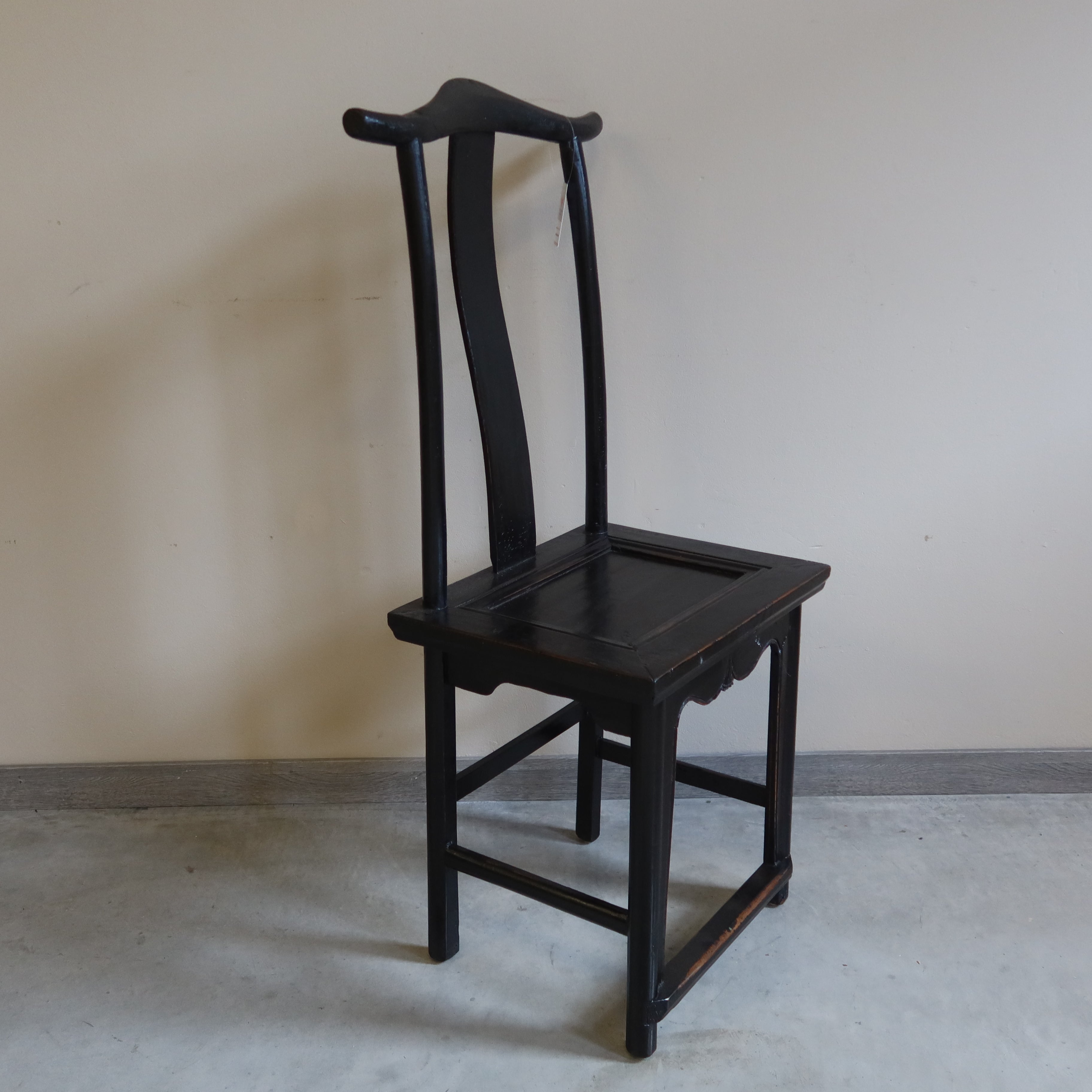 SEDIA CINESE LACCA NERA