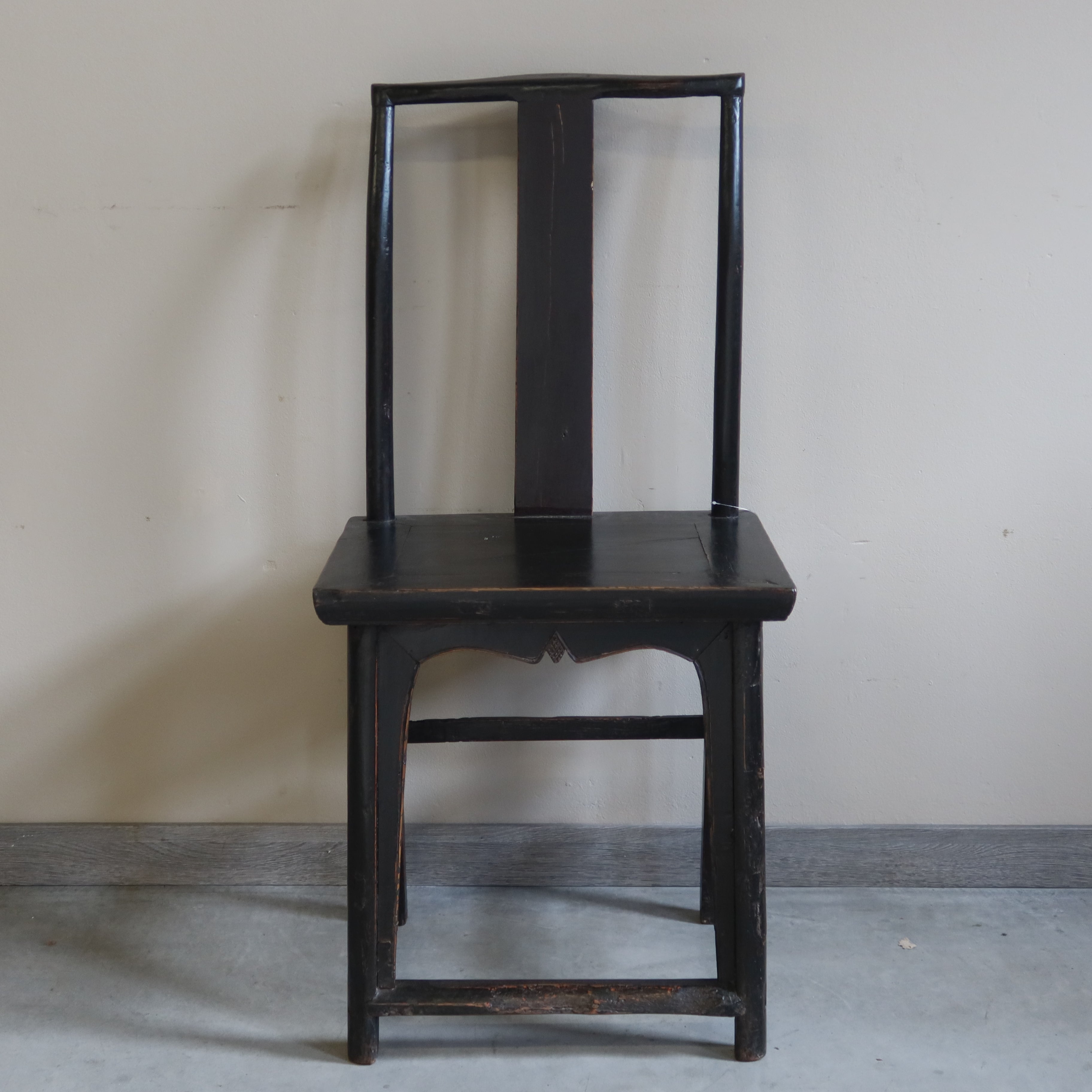 SEDIA CINESE LACCA NERA