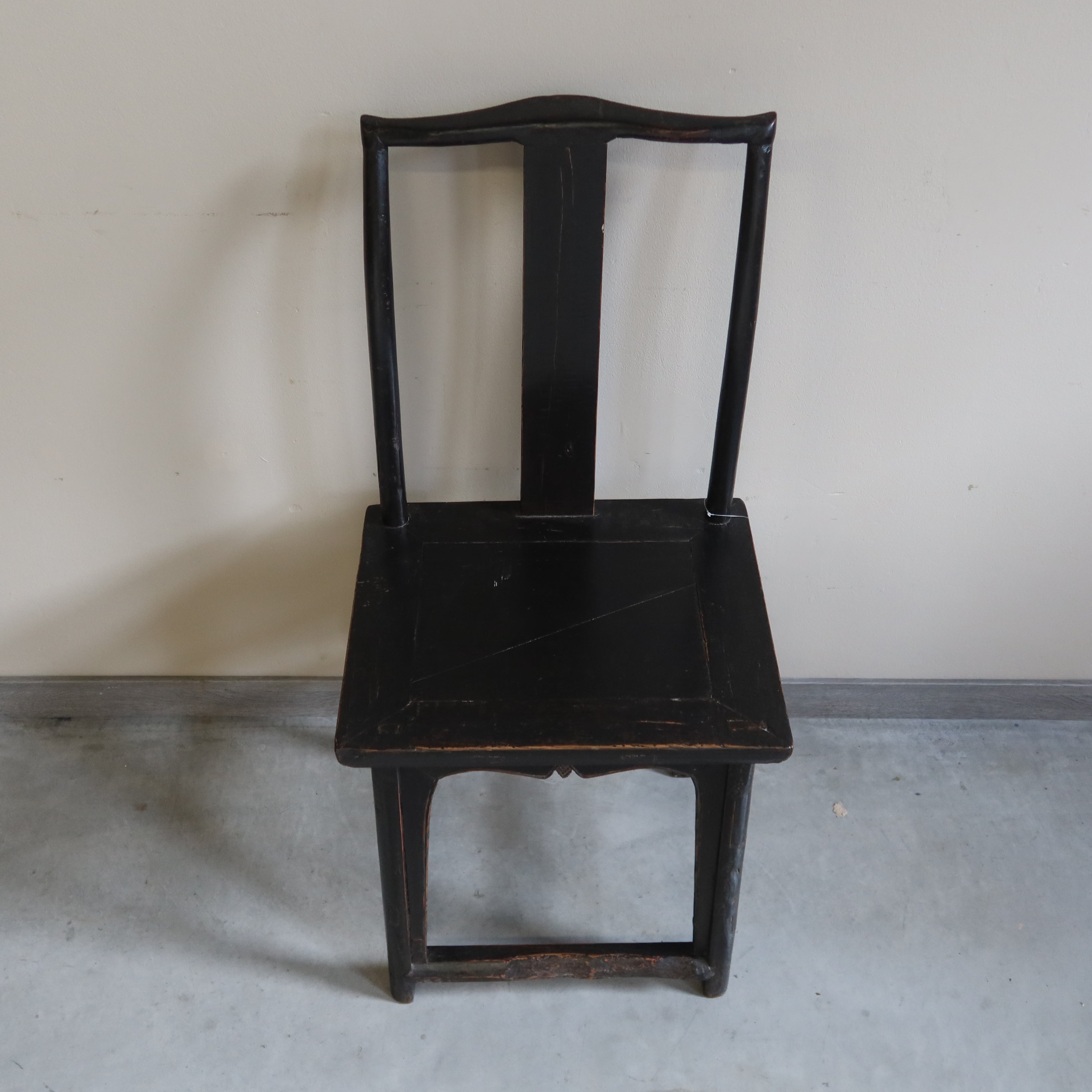 SEDIA CINESE LACCA NERA