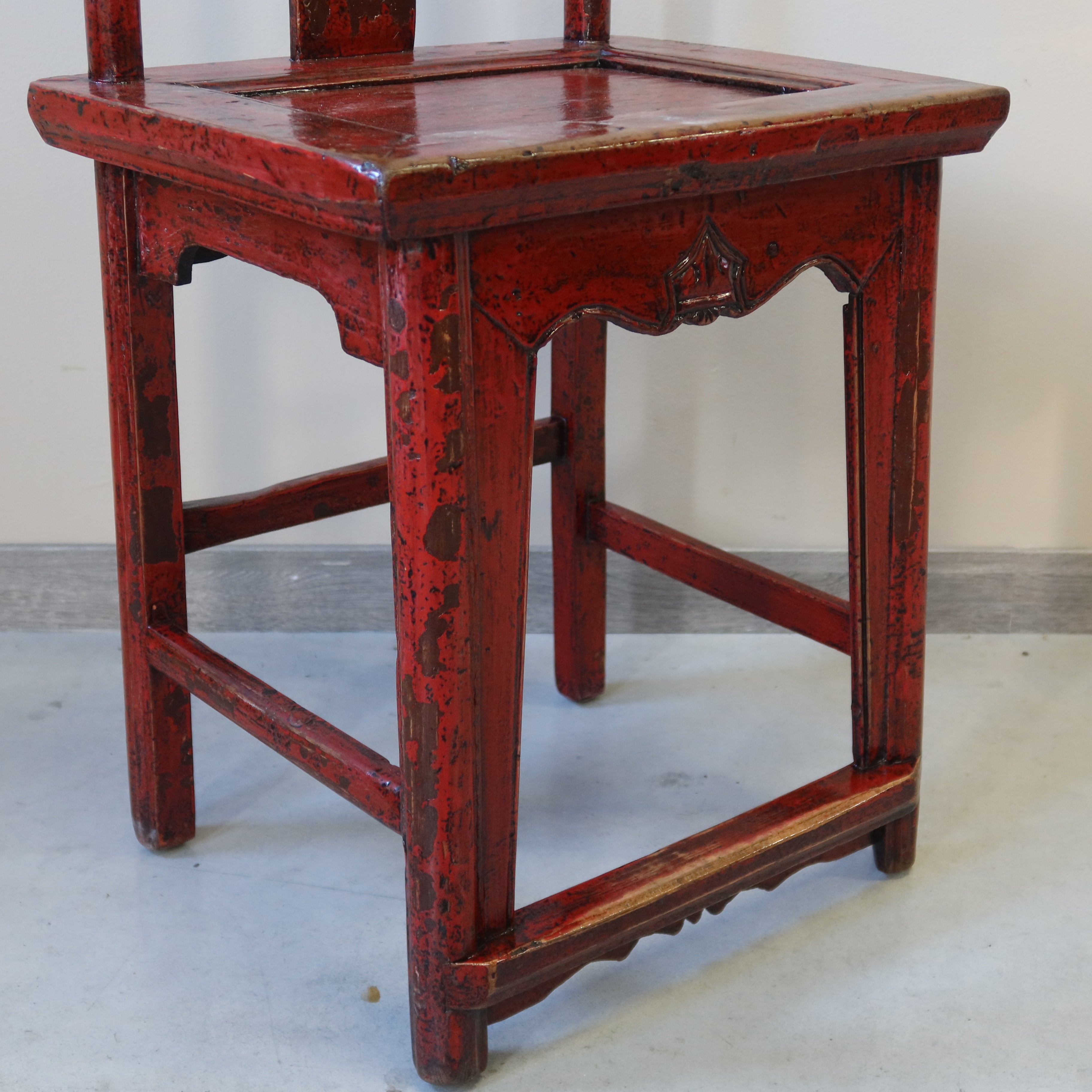 SEDIA DELLO SHANXI LACCA ROSSA