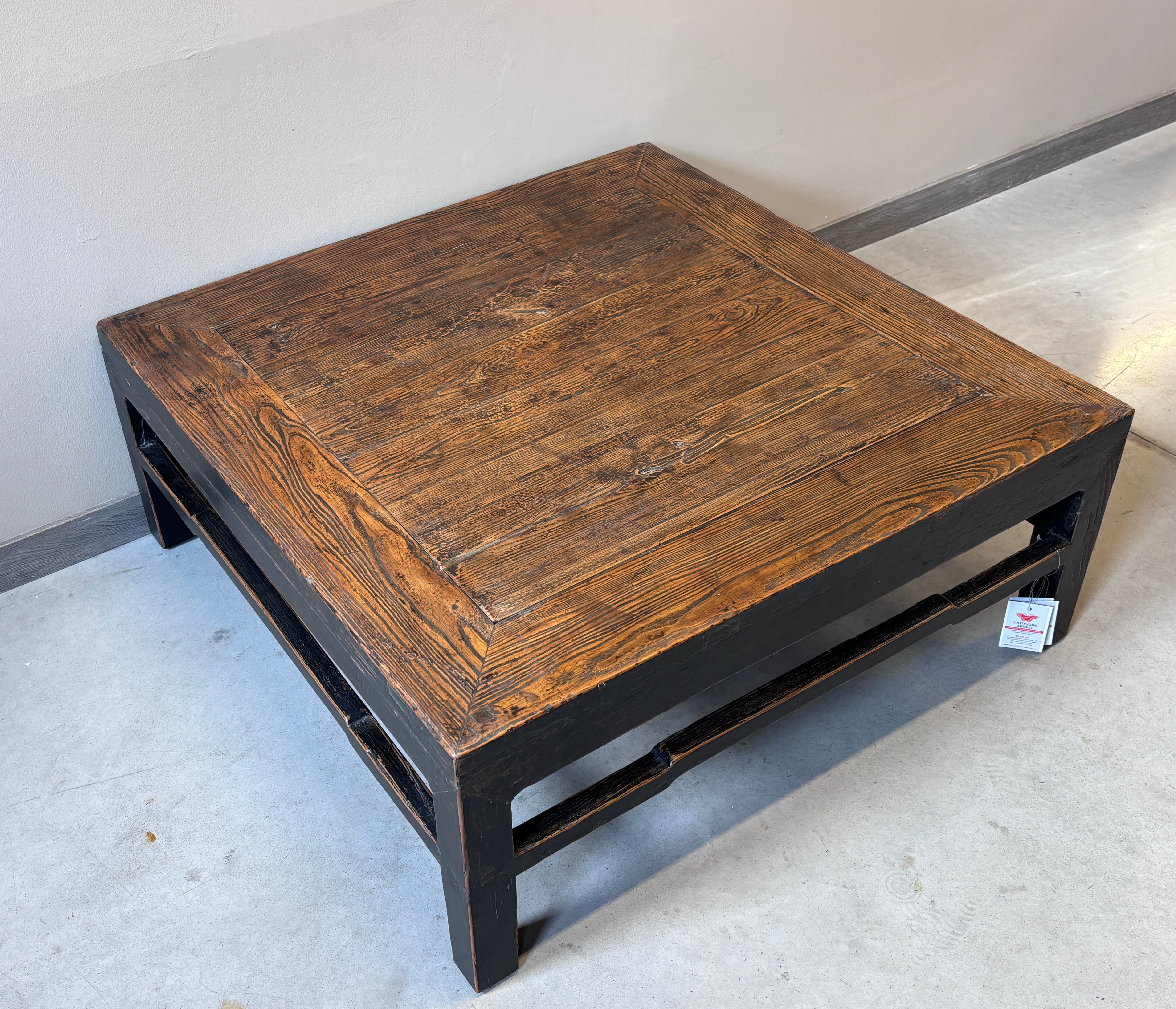 TAVOLO CINESE QUADRO IN OLMO