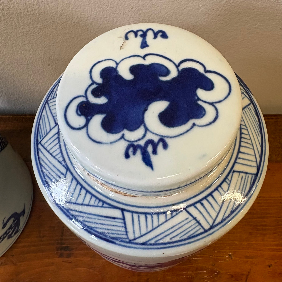 VASO CINESE IN CERAMICA DECORATA