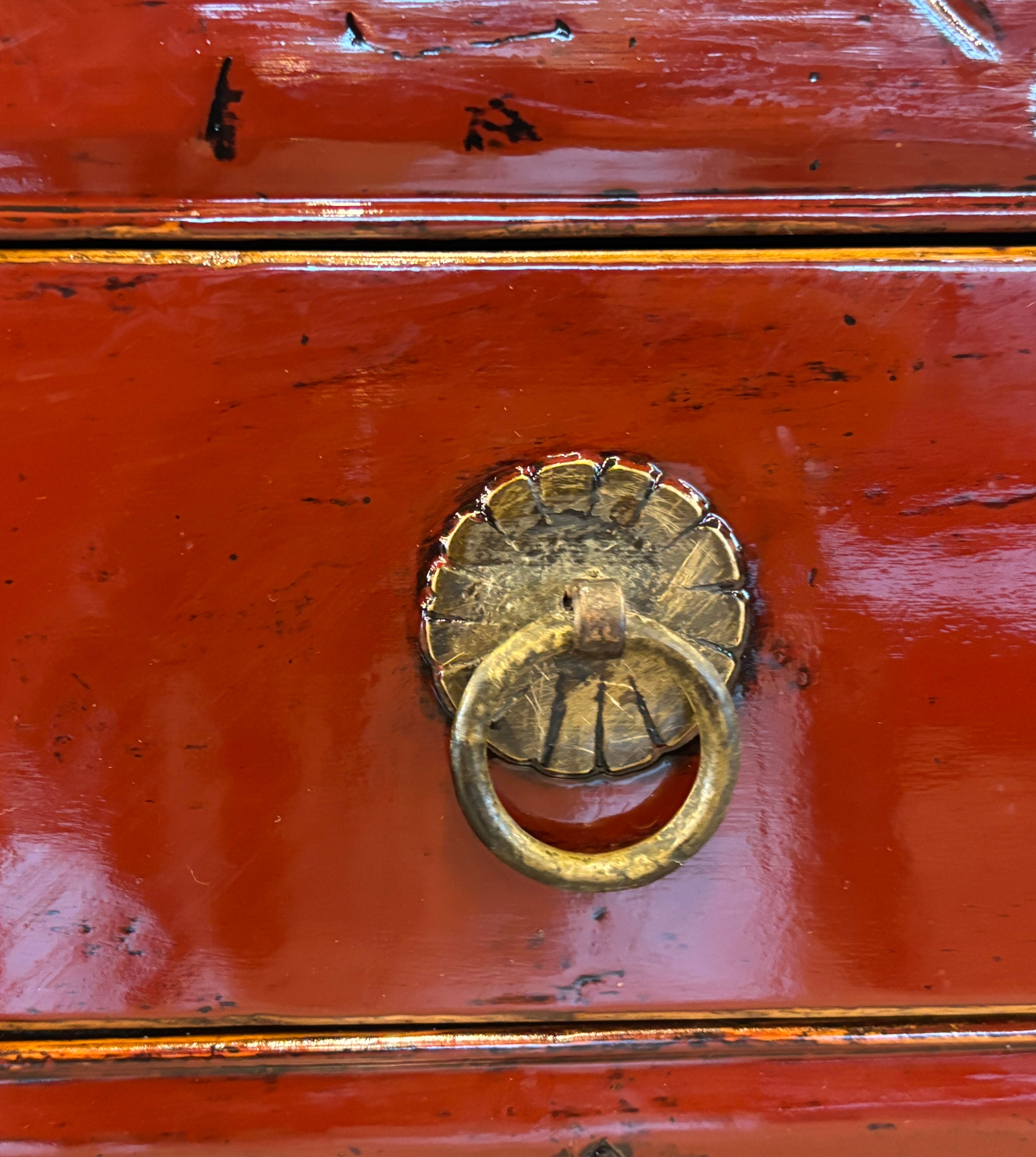 CONSOLLE CINESE LACCA ROSSA