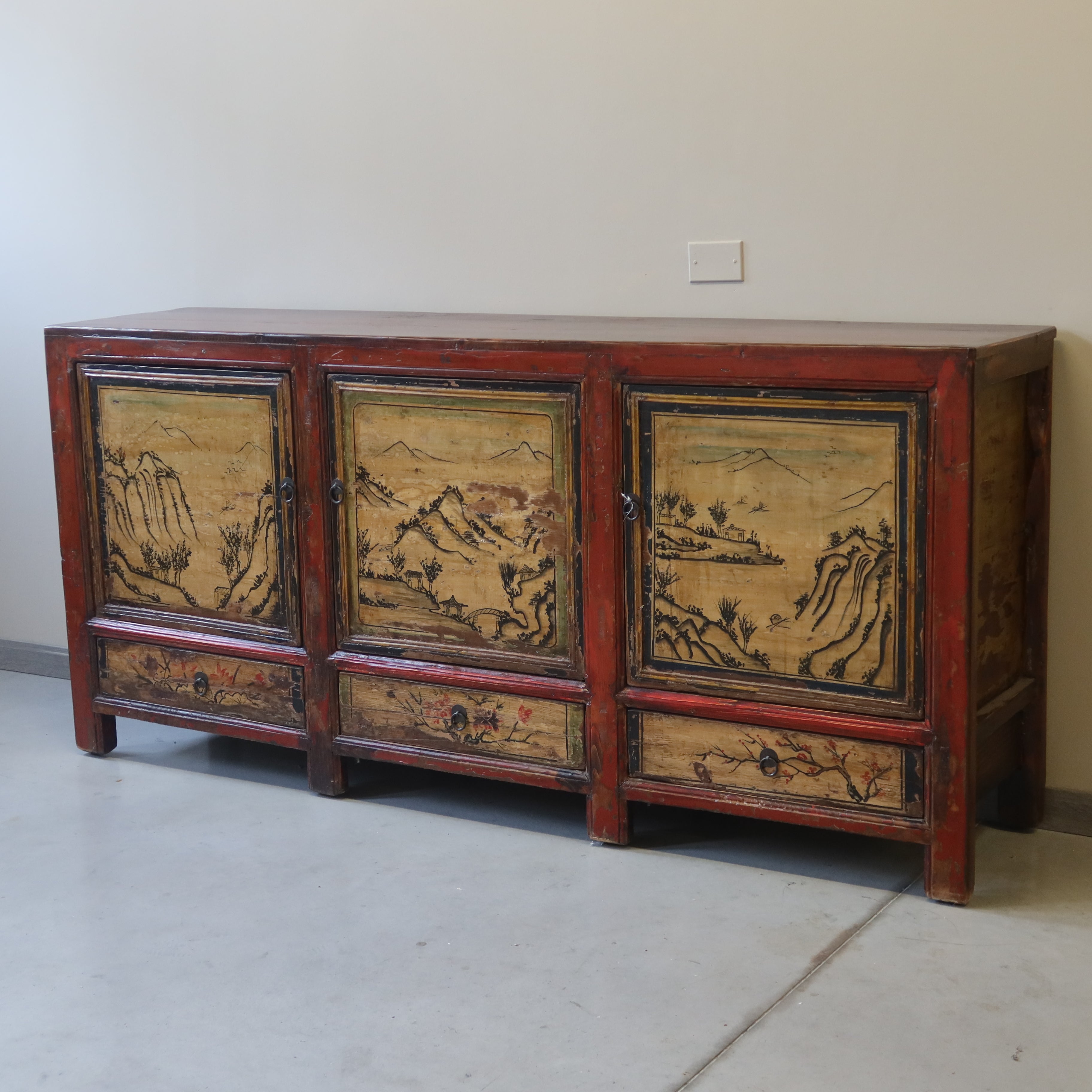 CREDENZA CINA (GANZU) 3 PANNELLI