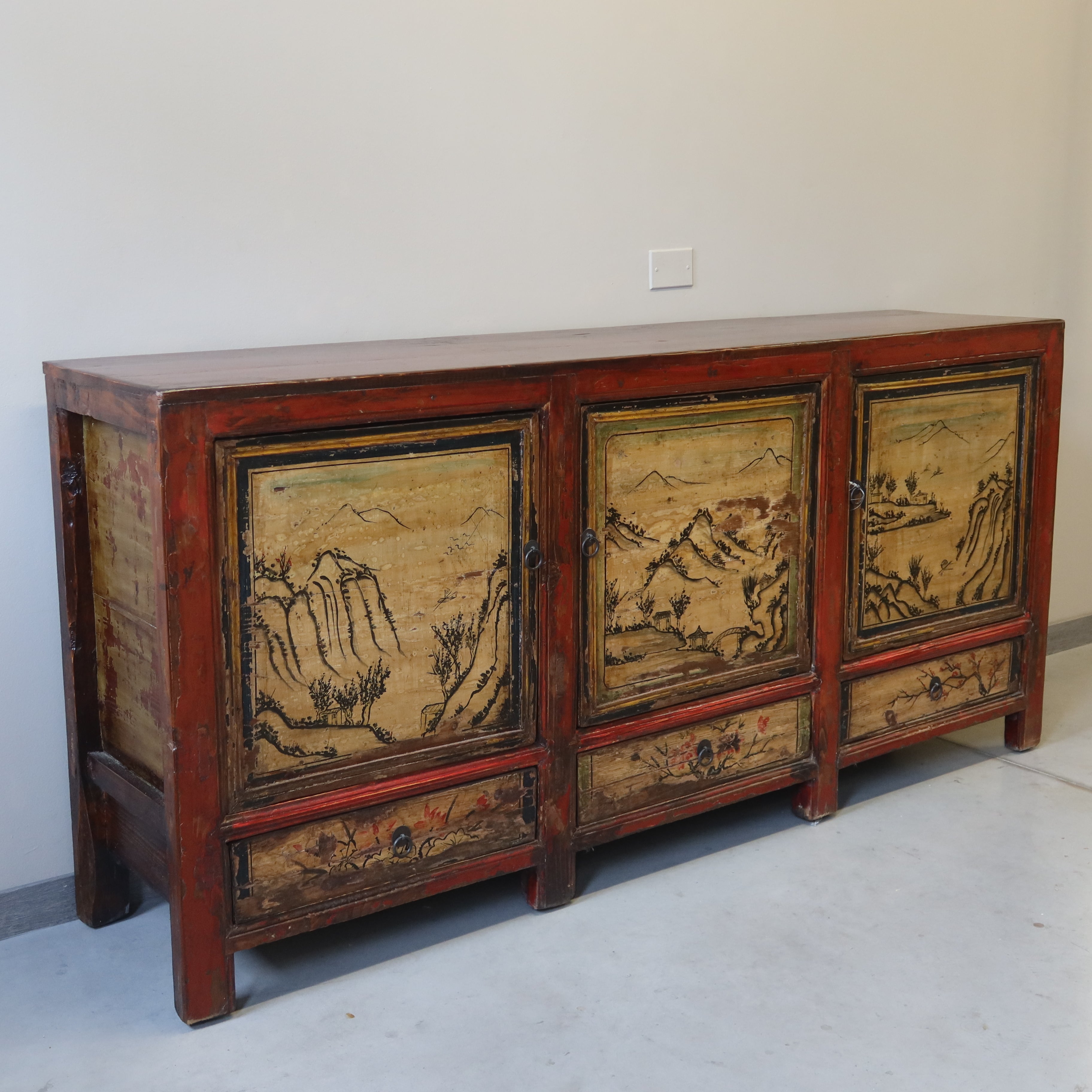 CREDENZA CINA (GANZU) 3 PANNELLI