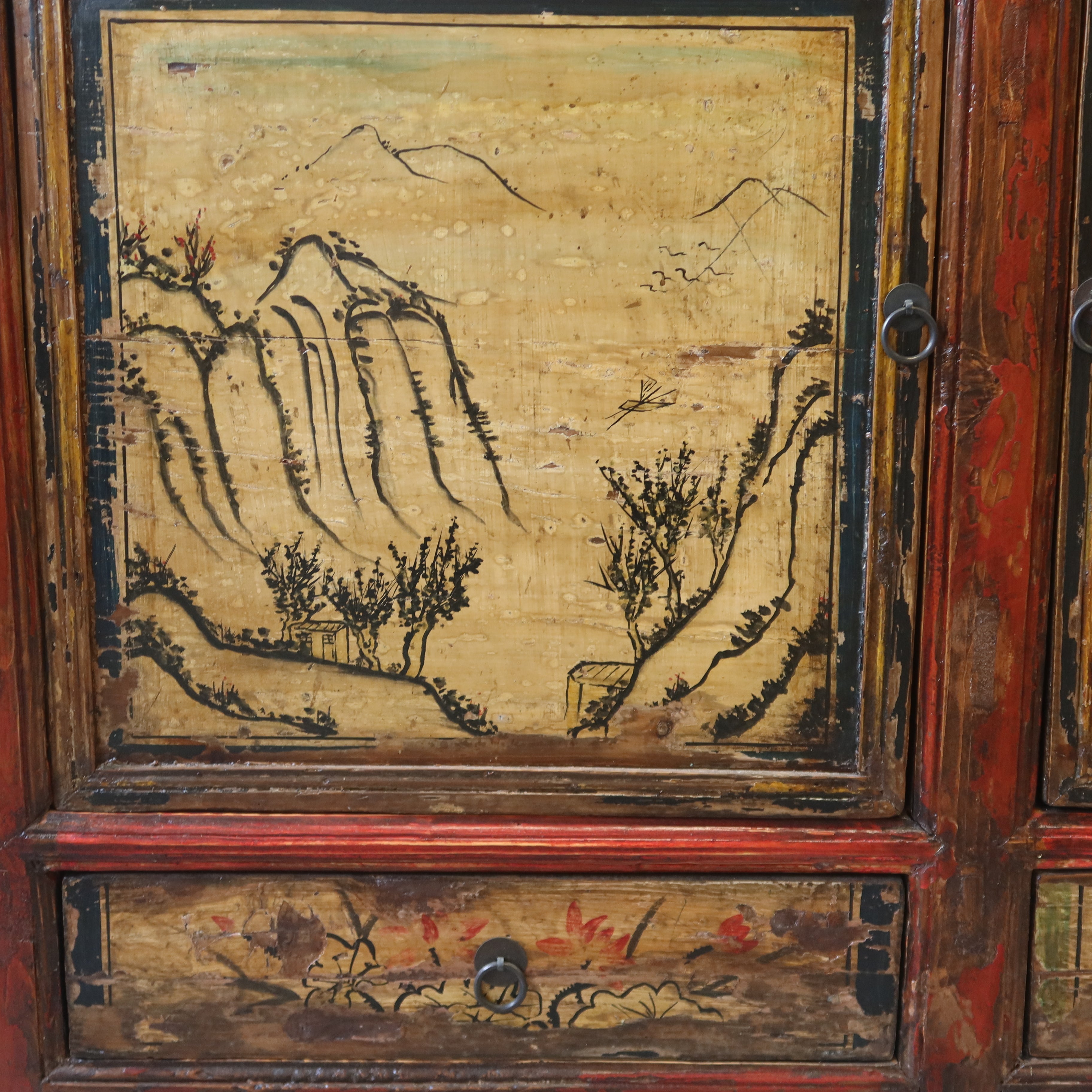 CREDENZA CINA (GANZU) 3 PANNELLI