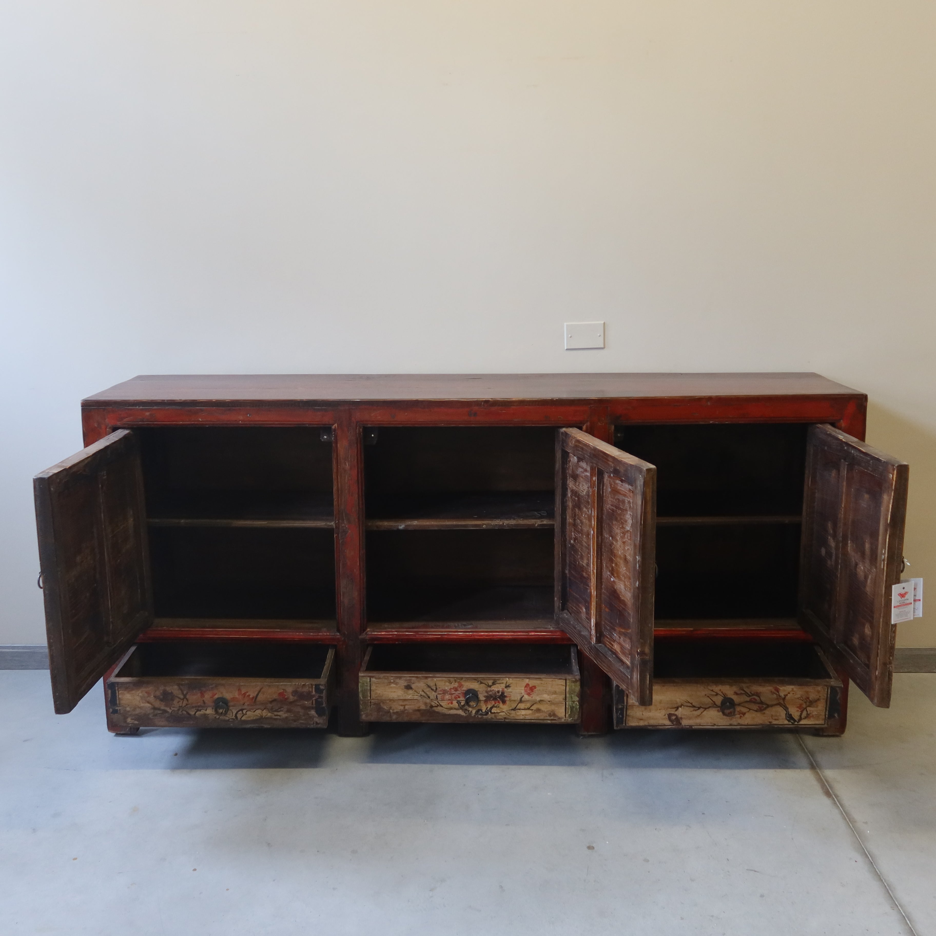 CREDENZA CINA (GANZU) 3 PANNELLI