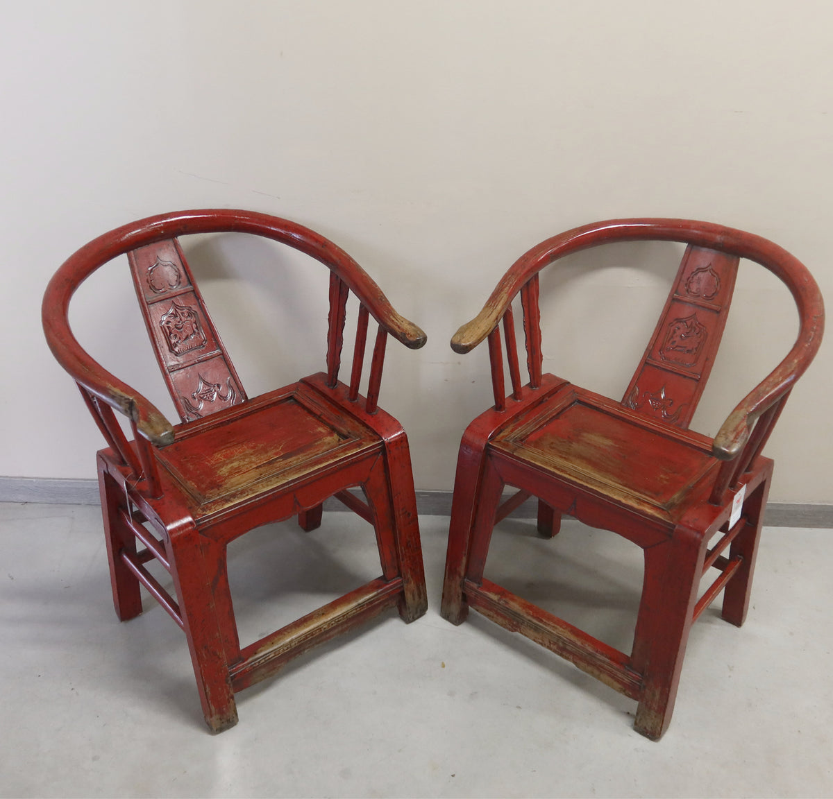 SEDIA CINESE A POZZETTO ROSSO BORDEAUX