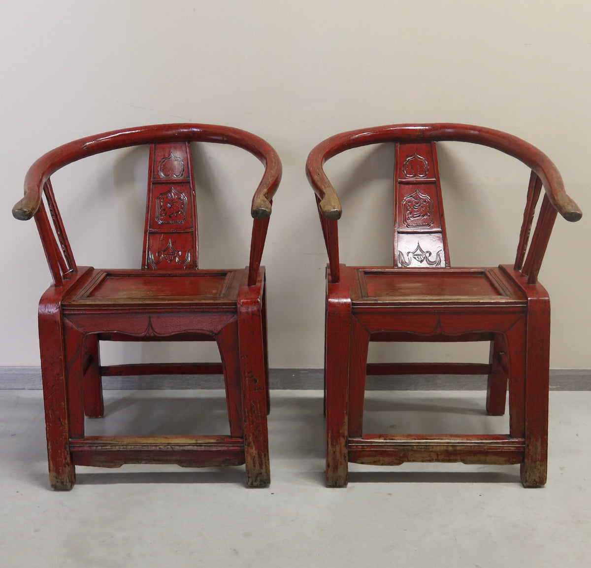 SEDIA CINESE A POZZETTO ROSSO BORDEAUX
