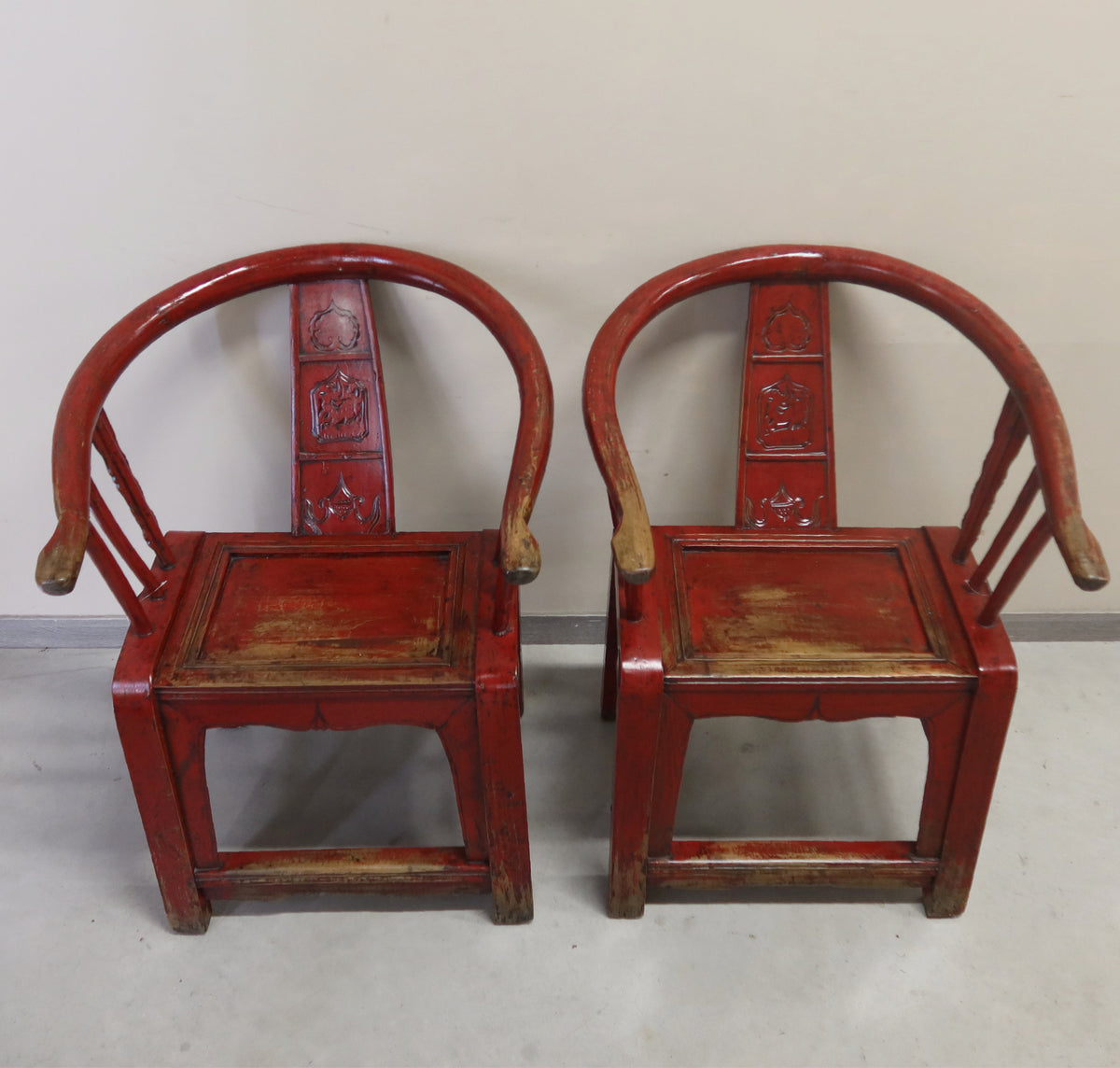 SEDIA CINESE A POZZETTO ROSSO BORDEAUX