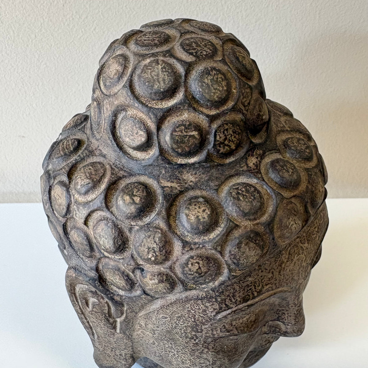 PICCOLA TESTA DI BUDDHA IN PIETRA