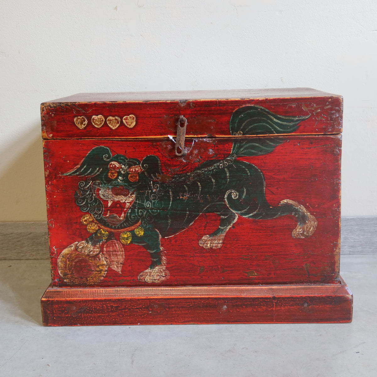 BAULETTO MONGOLIA DECORATO "LEONCANE"