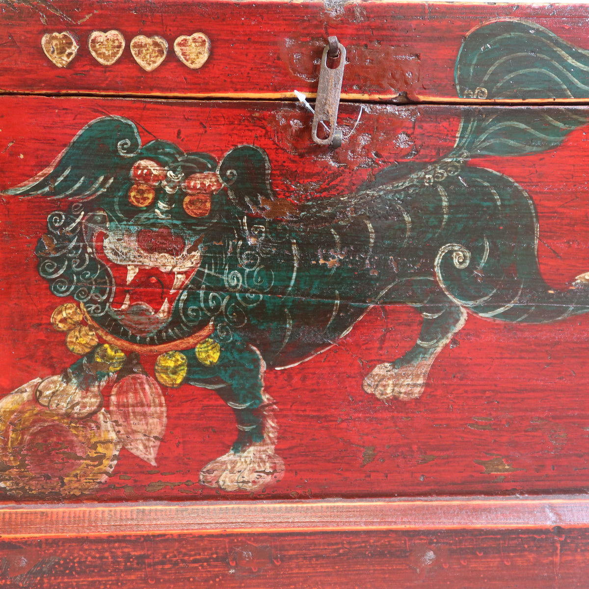 BAULETTO MONGOLIA DECORATO "LEONCANE"