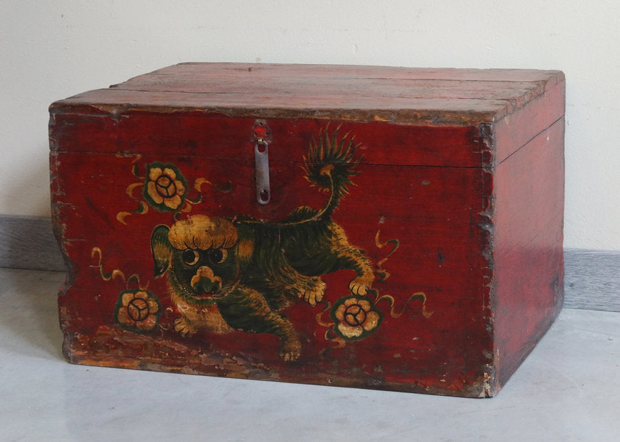 BAULETTO MONGOLIA DECORATO "LEONCANE"
