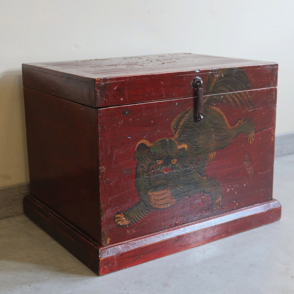 BAULETTO MONGOLO DECORO LEONCANE