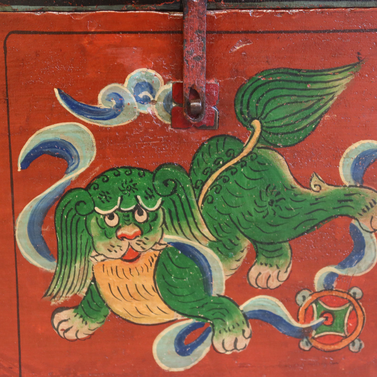 BAULE MONGOLIA DECORO LEONCANE