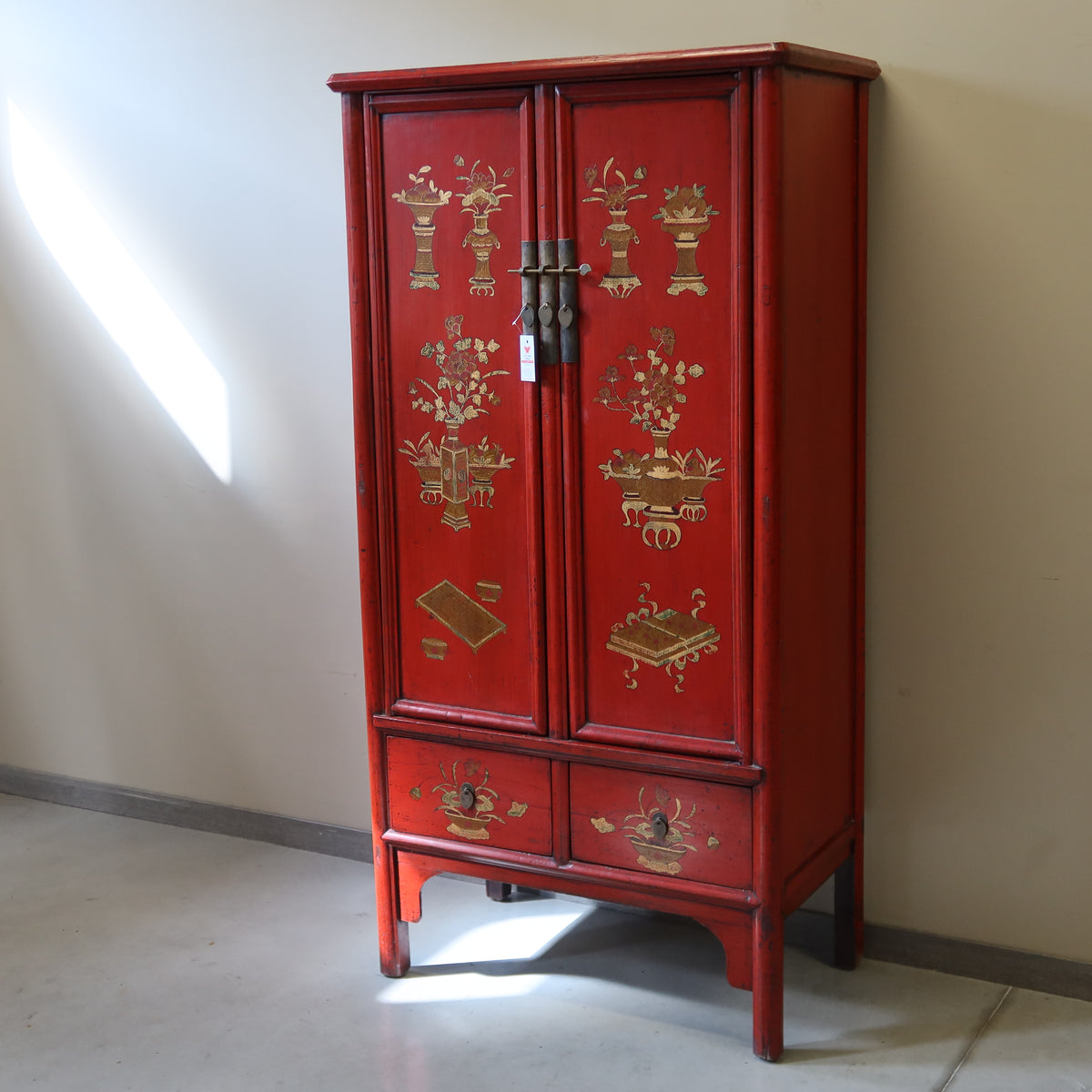 ARMADIO CINESE DECORATO DELLO SHANXI