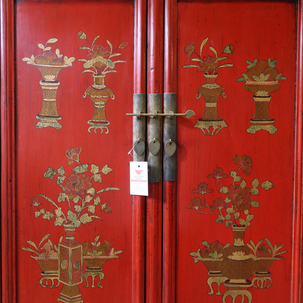 ARMADIO CINESE DECORATO DELLO SHANXI