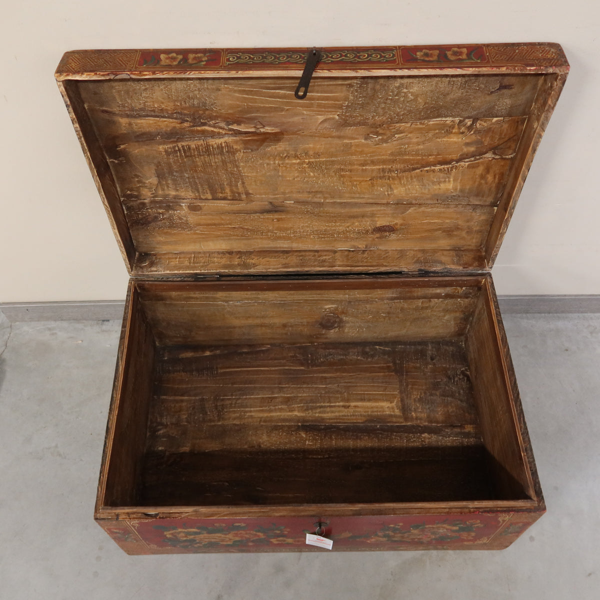 BAULE MONGOLIA DECORO FLOREALE