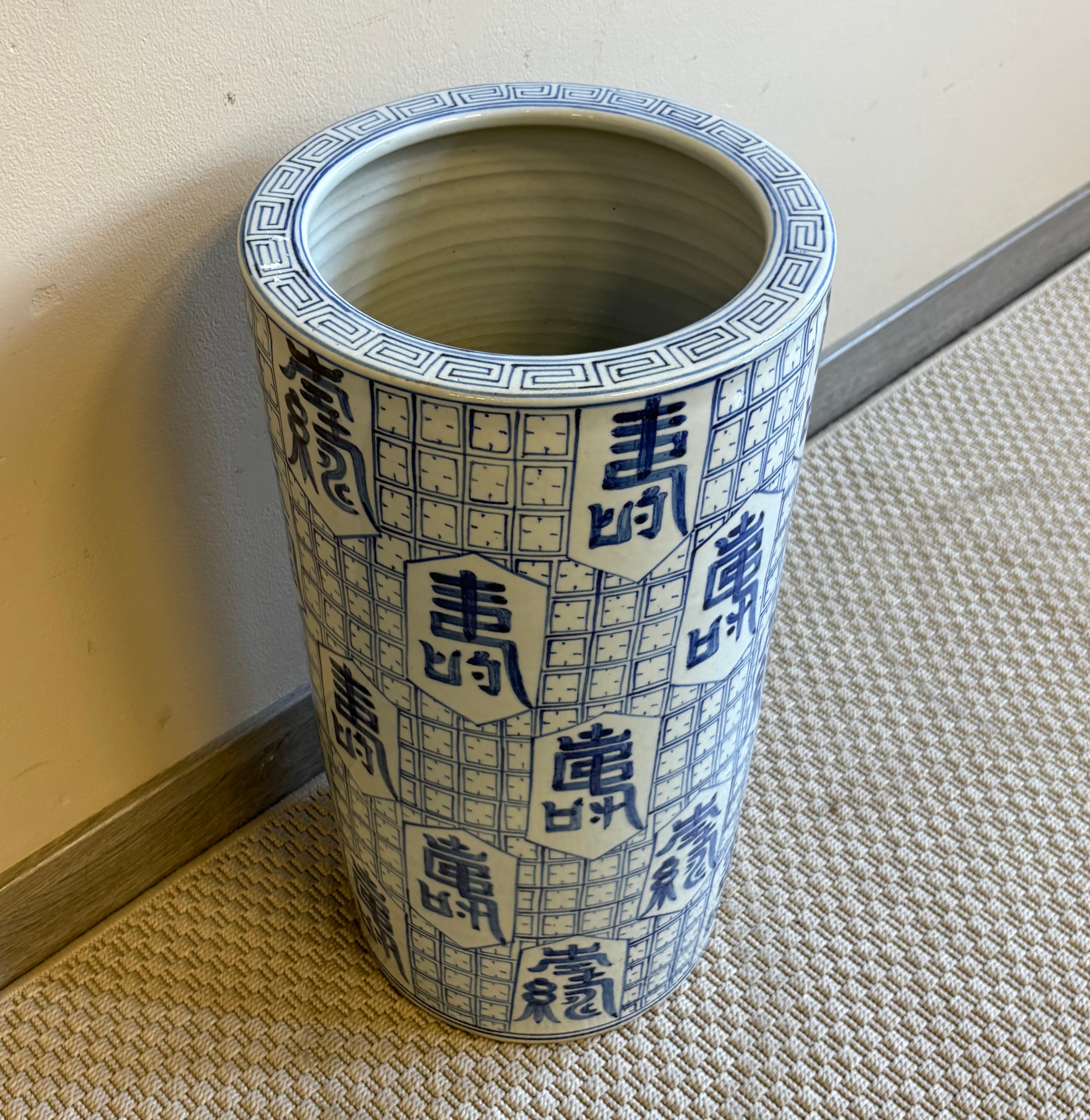 CONTENITORE PORTAOMBRELLI CERAMICA DECORATA