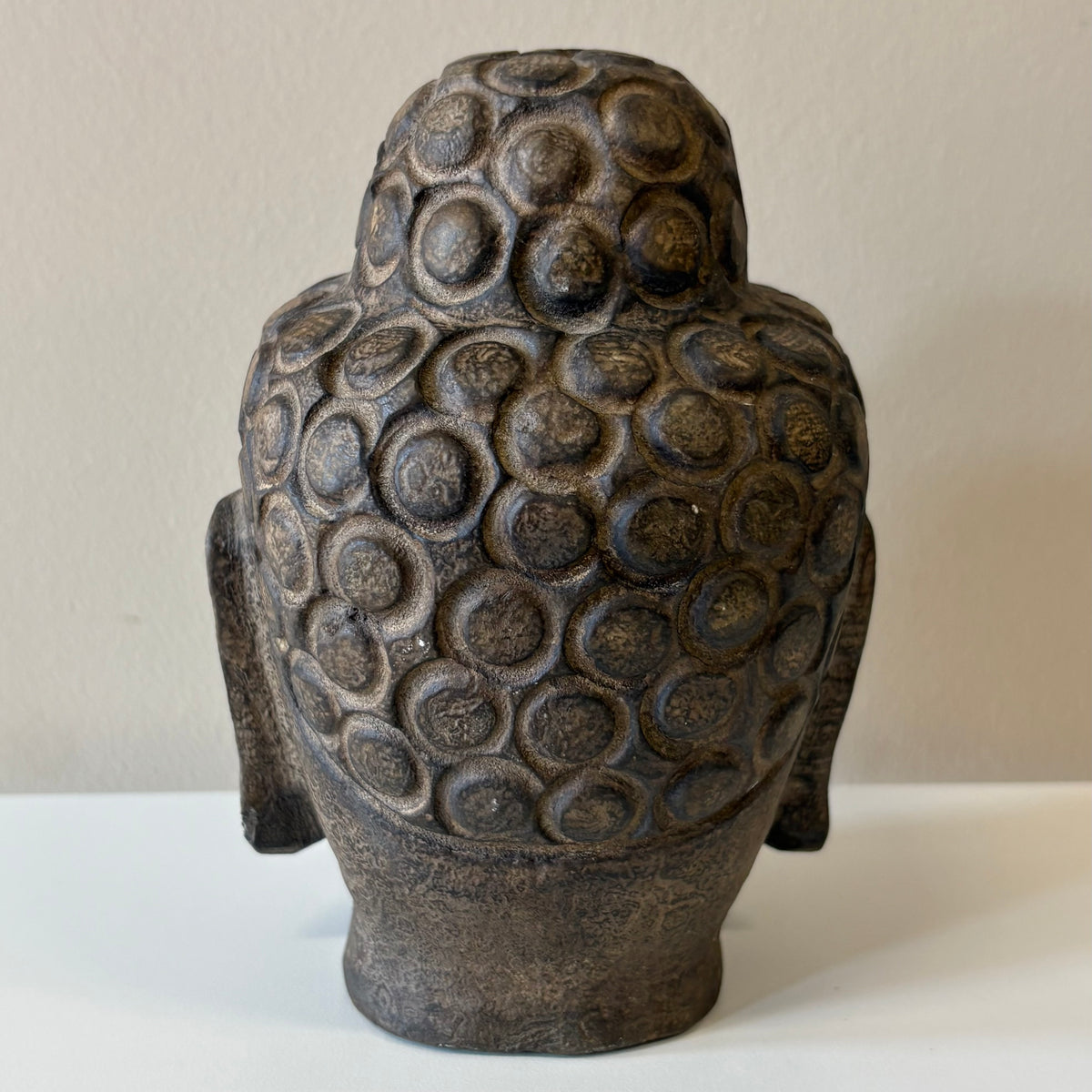 PICCOLA TESTA DI BUDDHA IN PIETRA