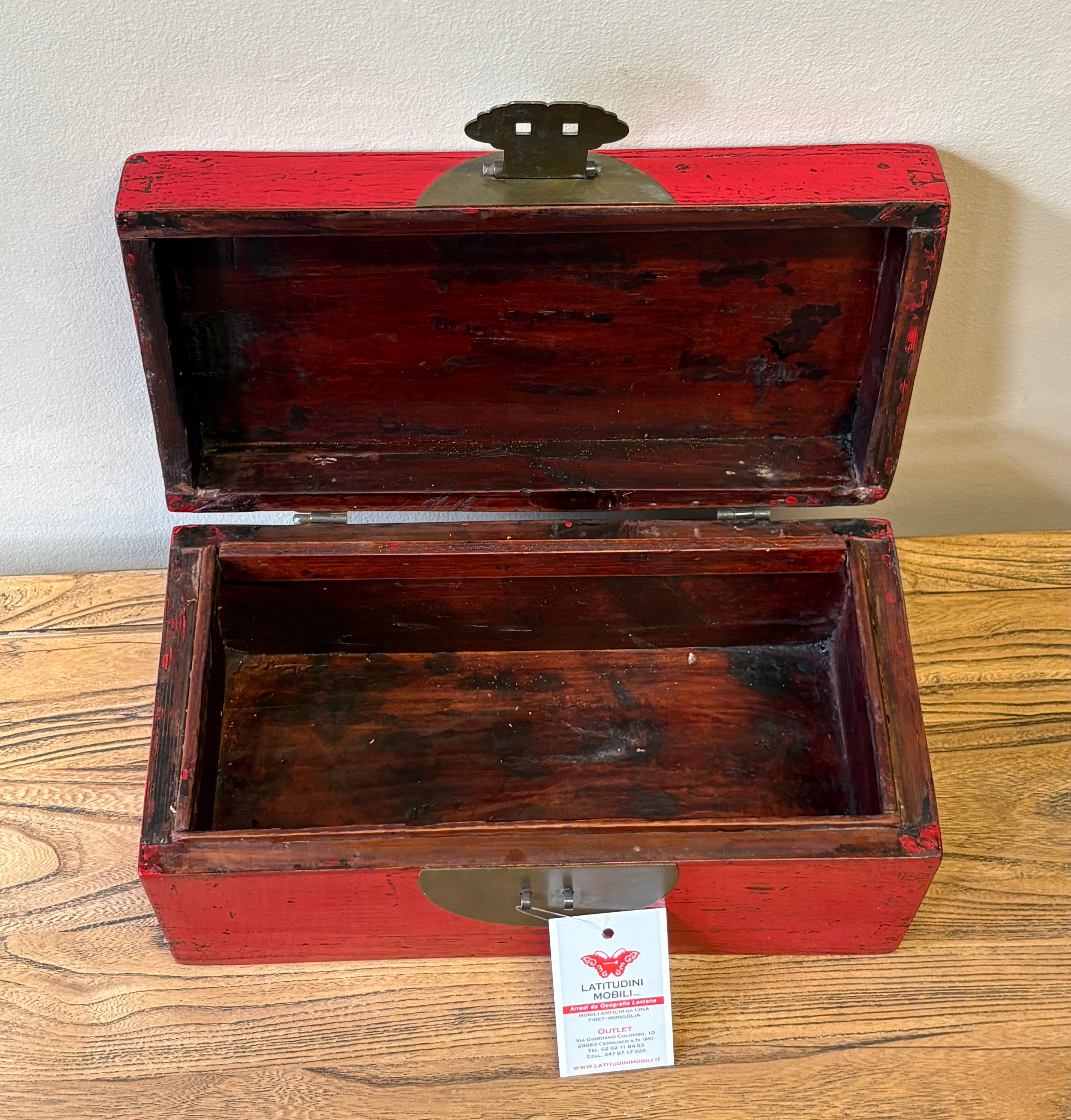 BAULETTO CINESE LACCA ROSSA