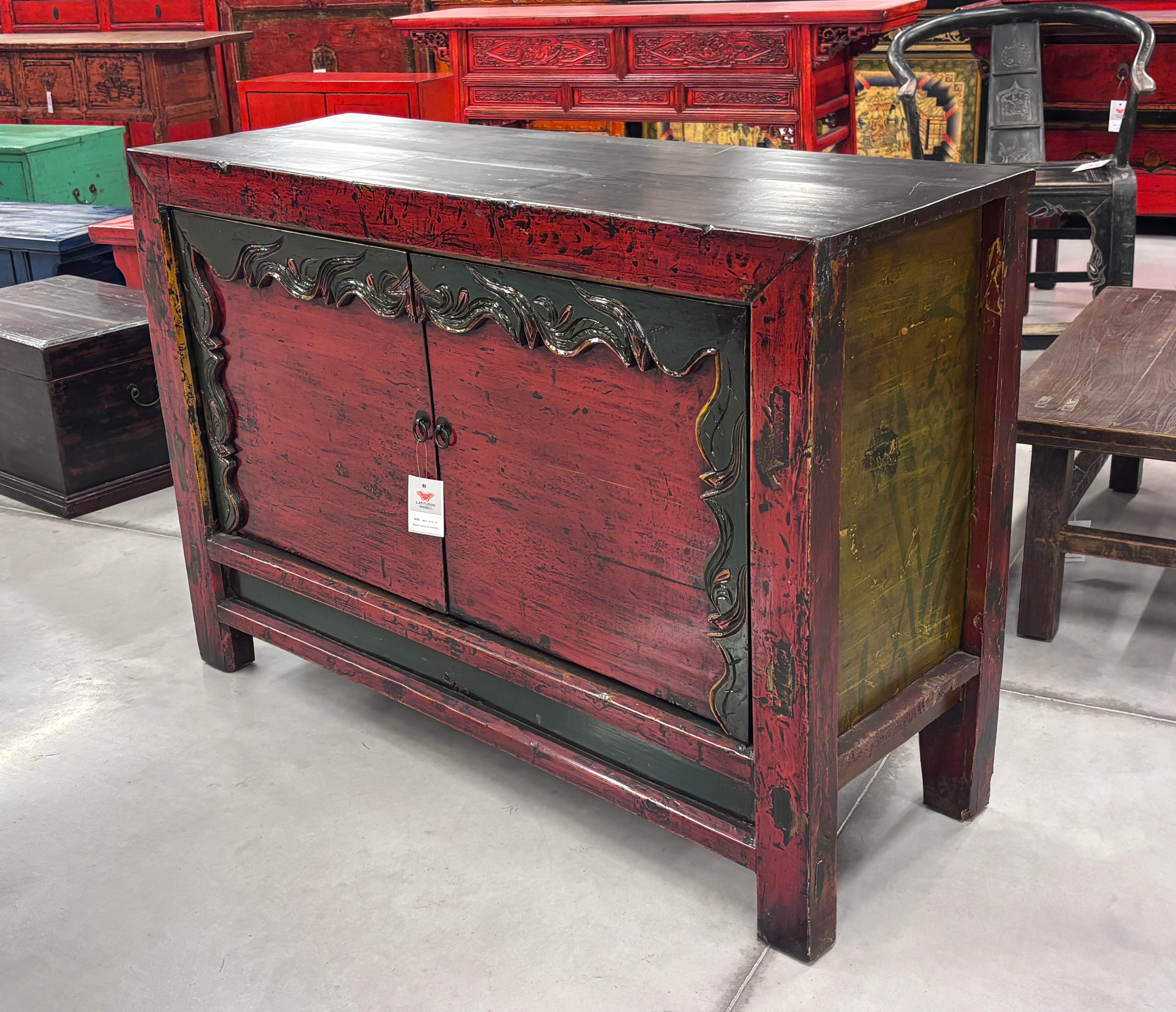 MADIA CINESE DEL GANZU ANTE FRAME A SBALZO