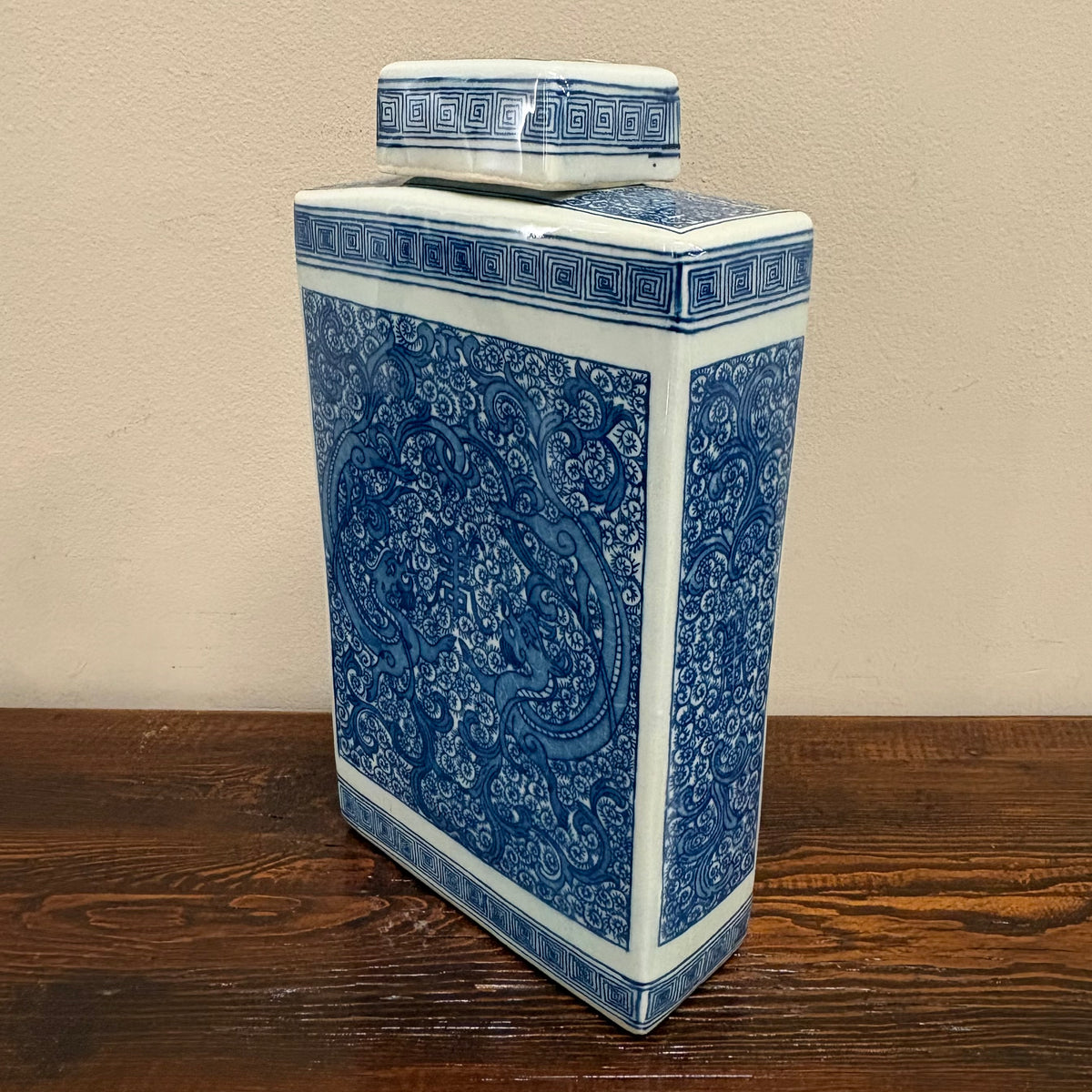 STRETTO VASO CINESE BASE RETTANGOLARE