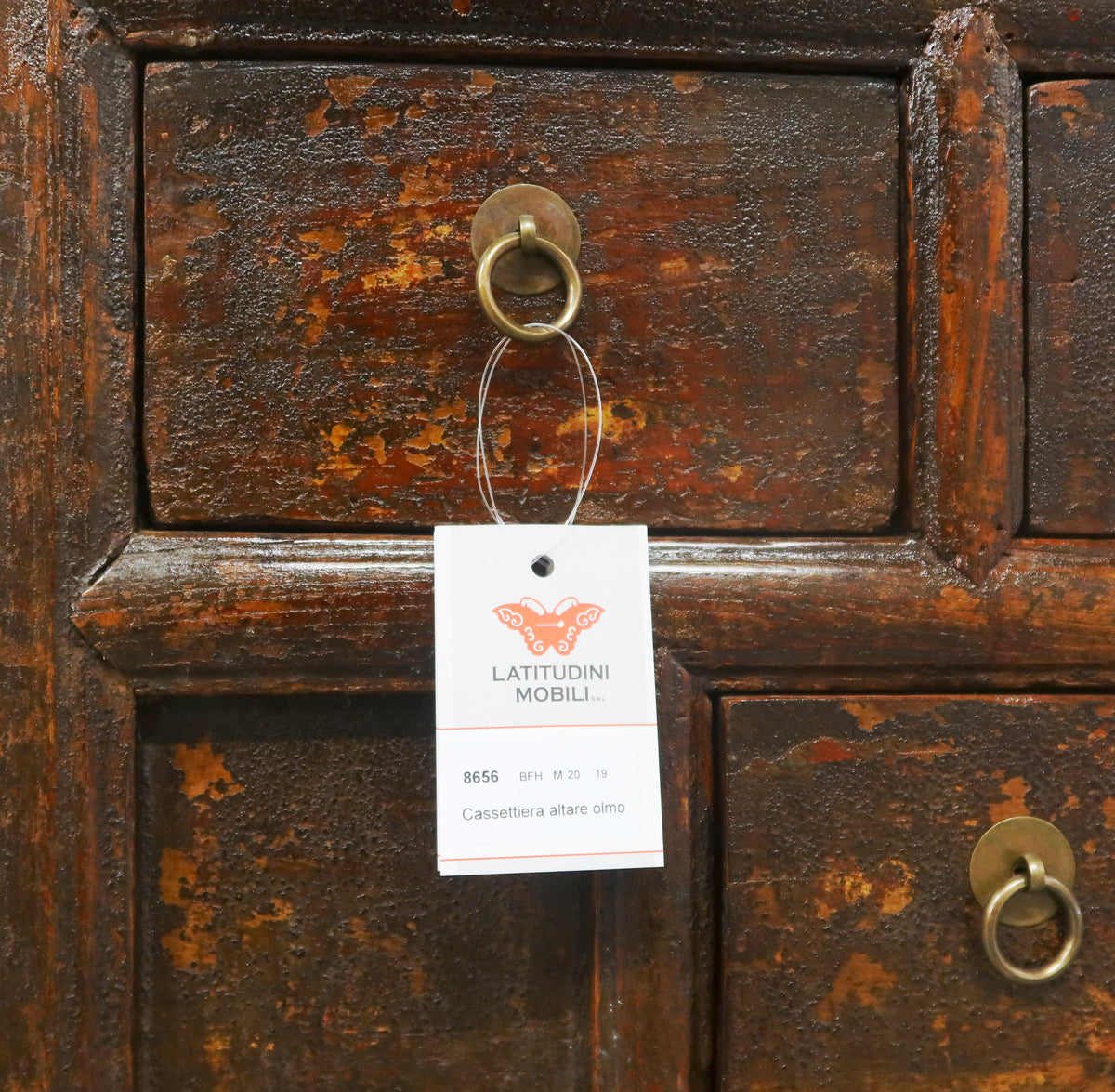 CREDENZINA CASSETTIERA OLMO CINESE