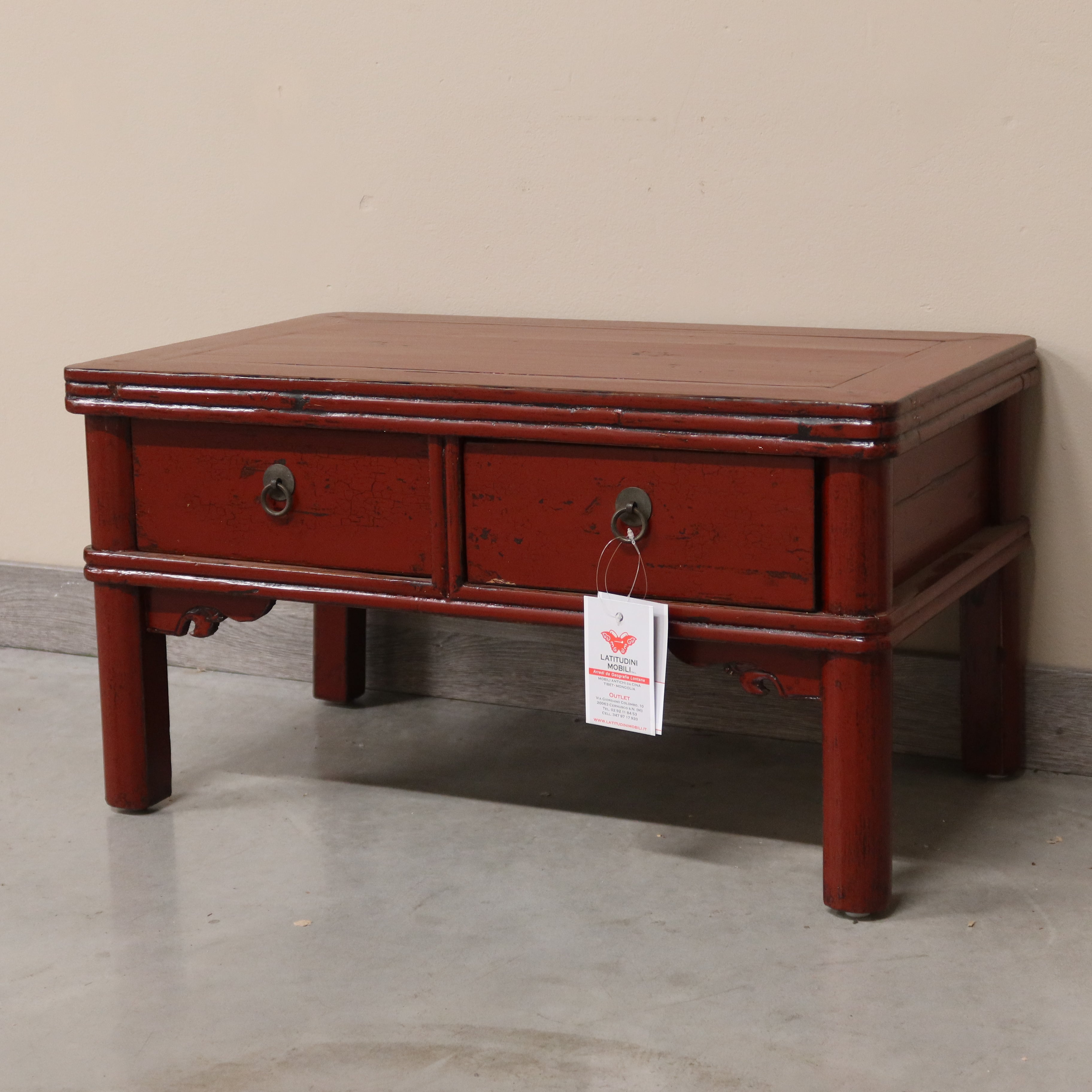 TAVOLINO LACCA BORDEAUX 2C