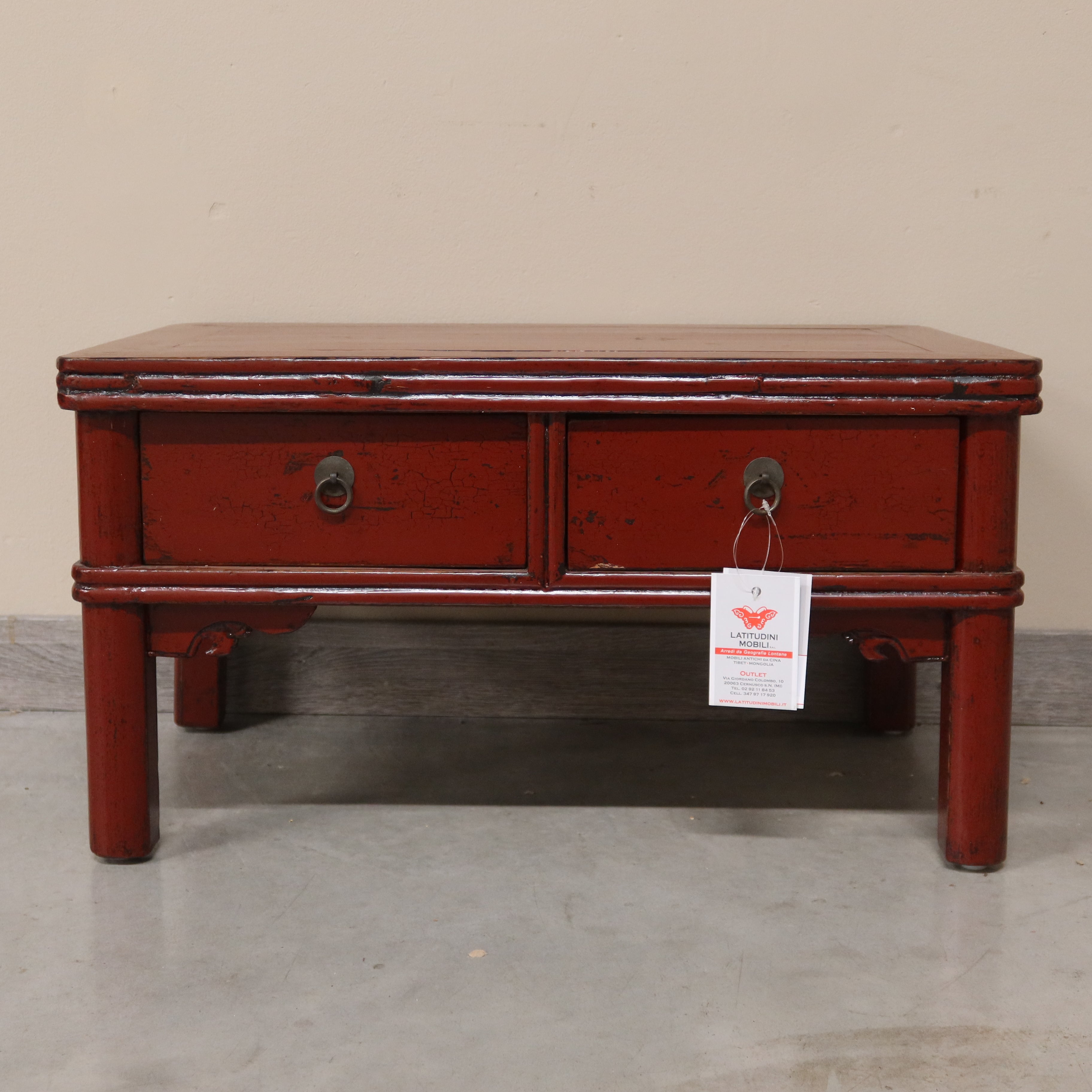 TAVOLINO LACCA BORDEAUX 2C