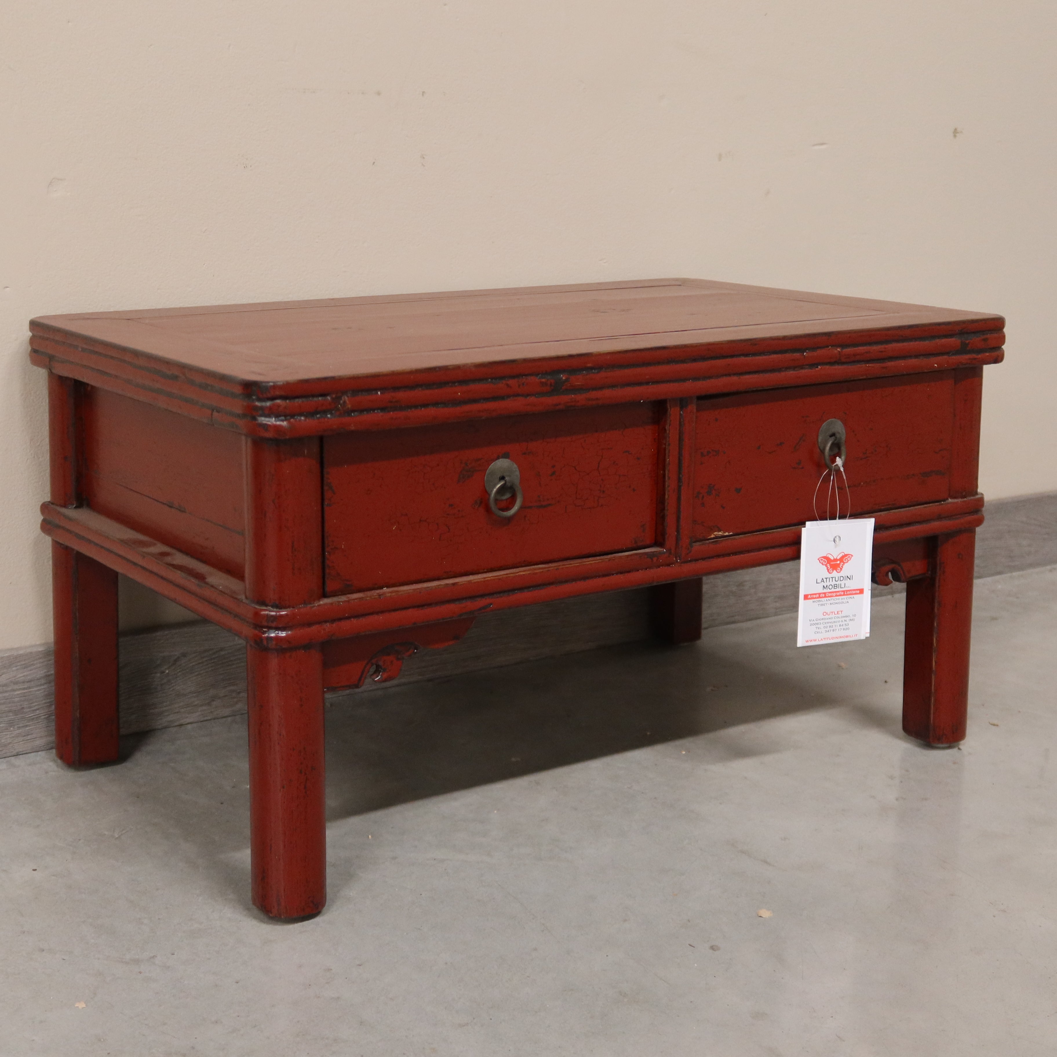 TAVOLINO LACCA BORDEAUX 2C