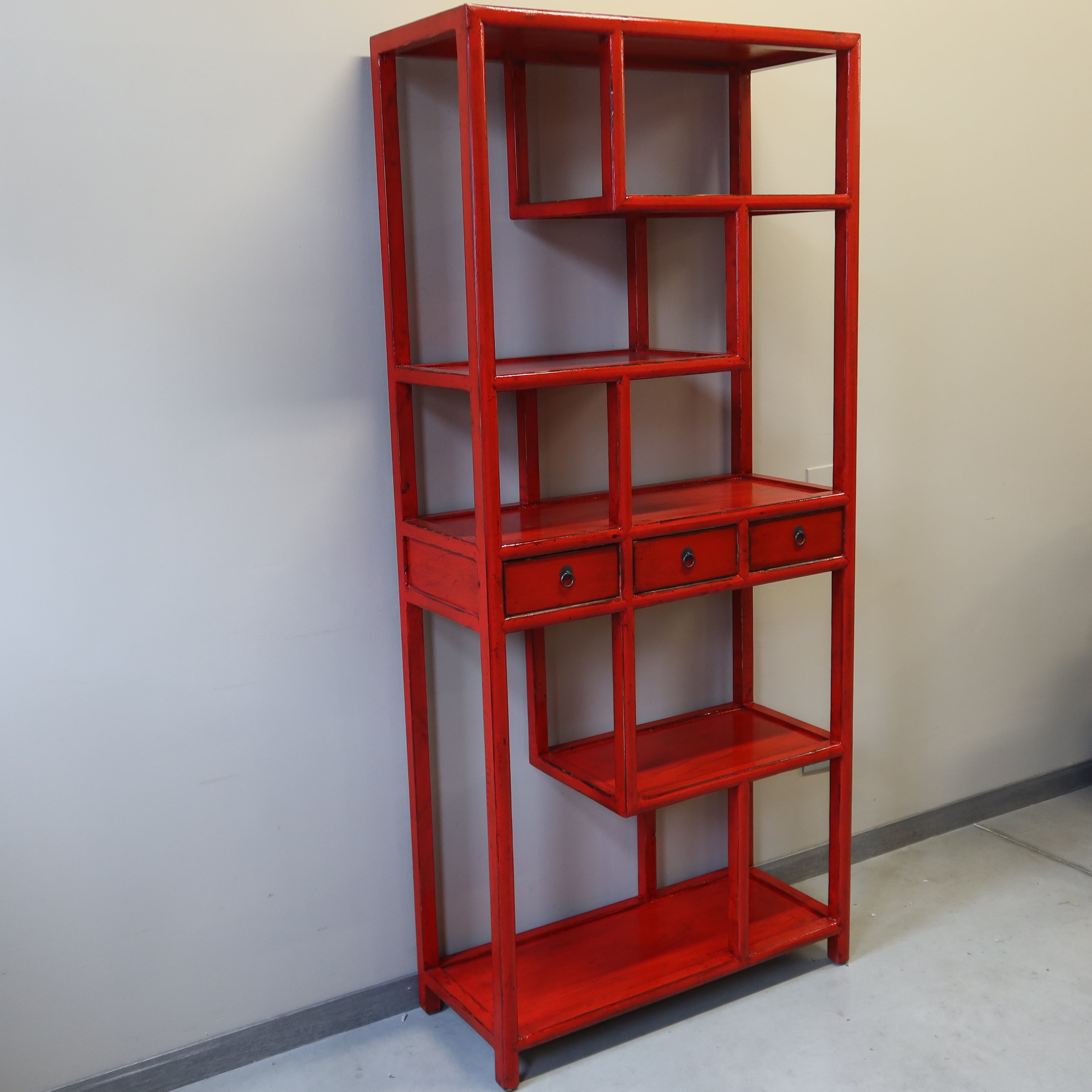 LIBRERIA ASIMMETRICA LACCATA
