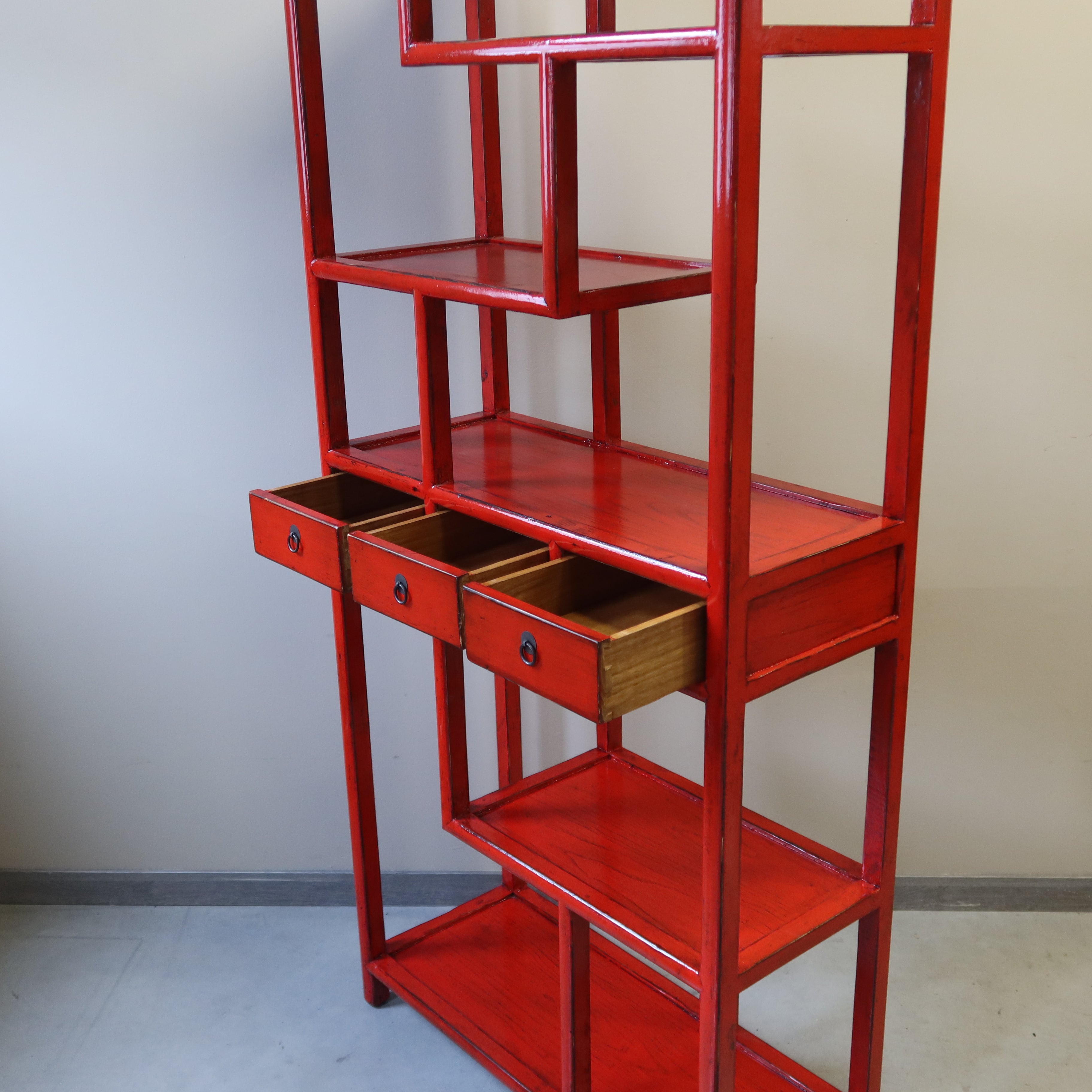 LIBRERIA ASIMMETRICA LACCATA