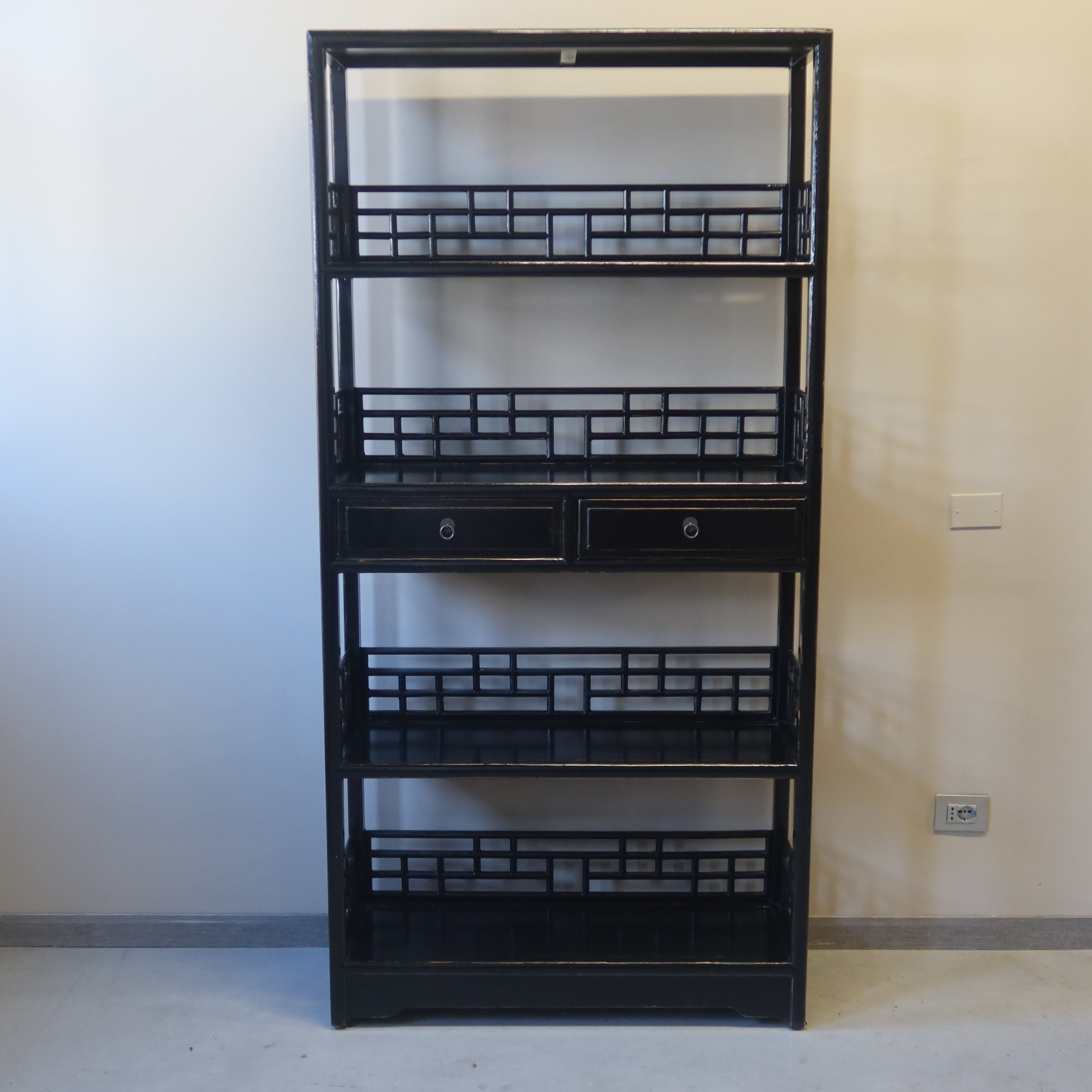 LIBRERIA CINESE LACCA NERA