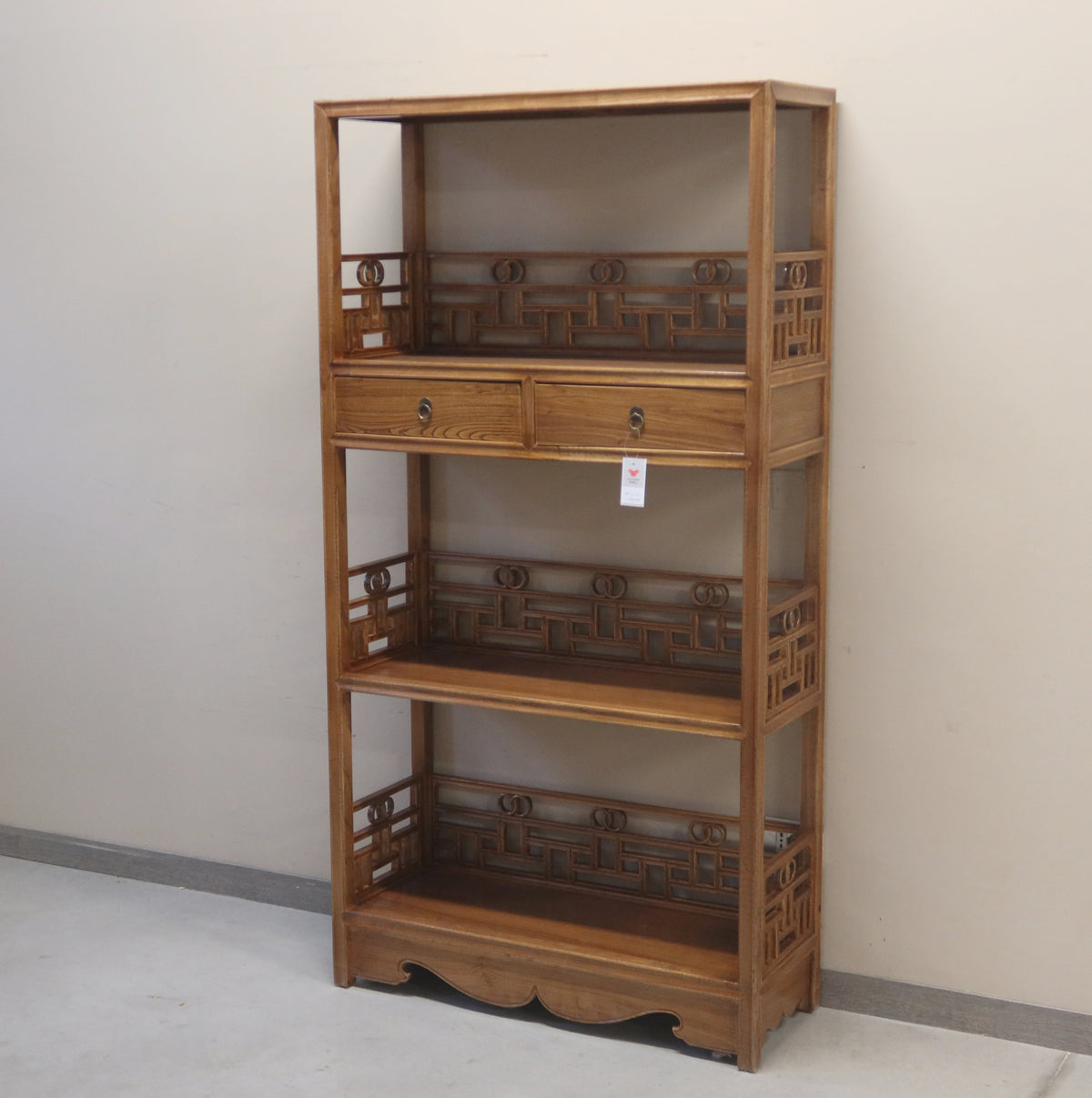 LIBRERIA CINESE OLMO NATURALE