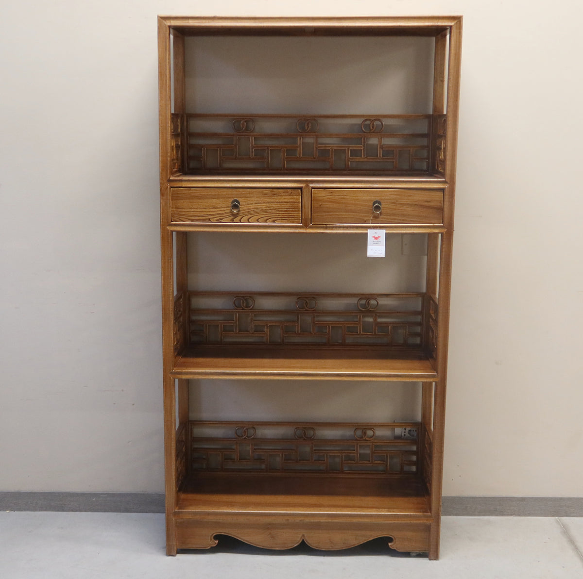 LIBRERIA CINESE OLMO NATURALE
