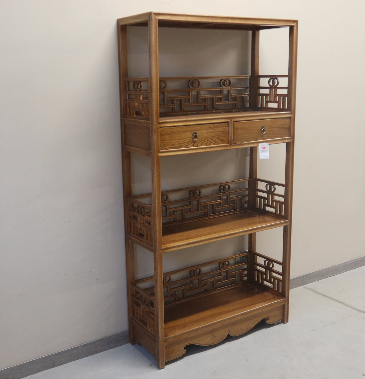 LIBRERIA CINESE OLMO NATURALE
