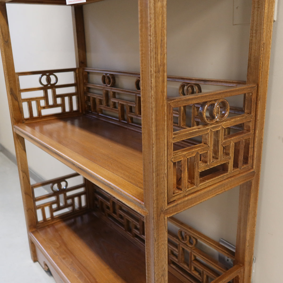LIBRERIA CINESE OLMO NATURALE