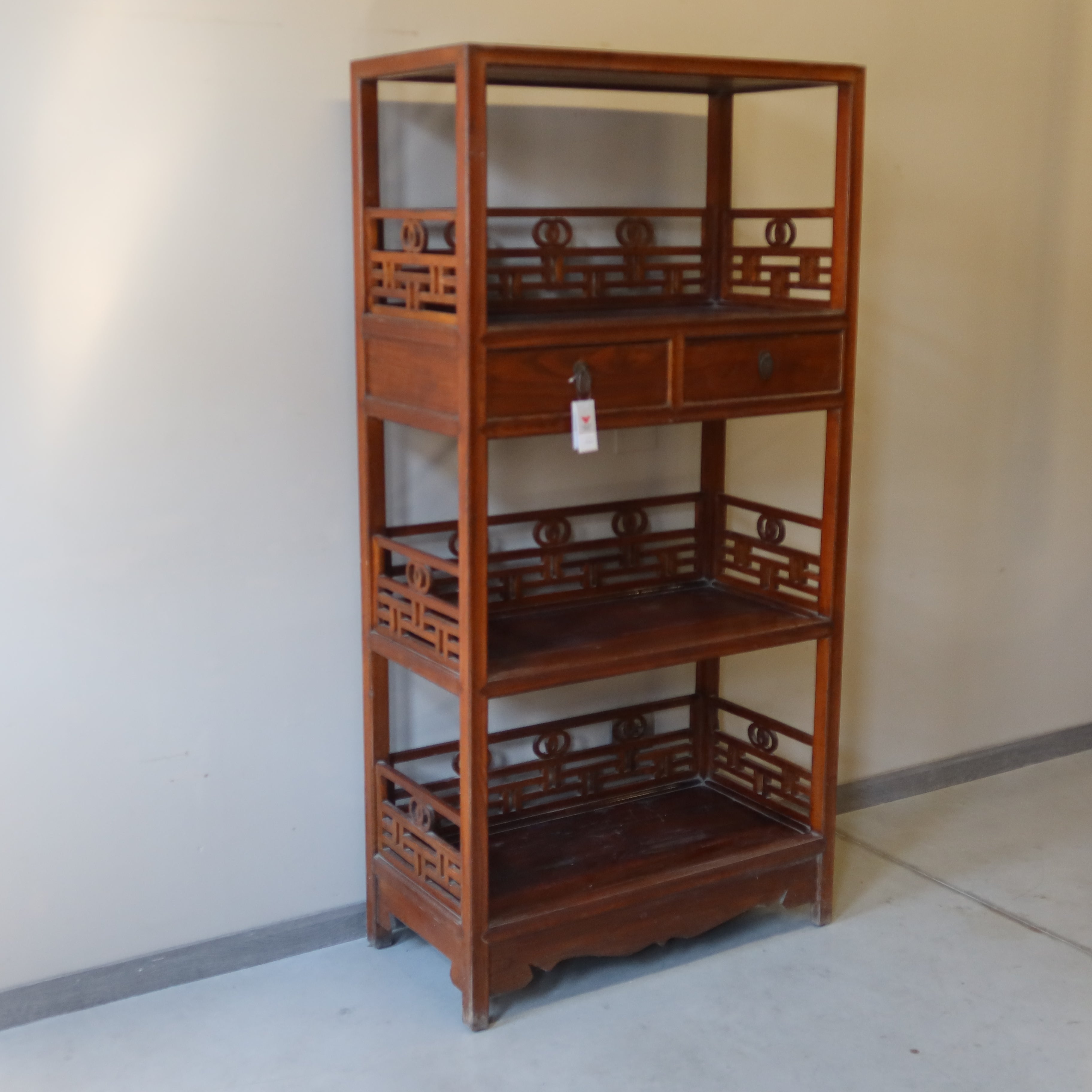 LIBRERIA CINESE OLMO NATURALE