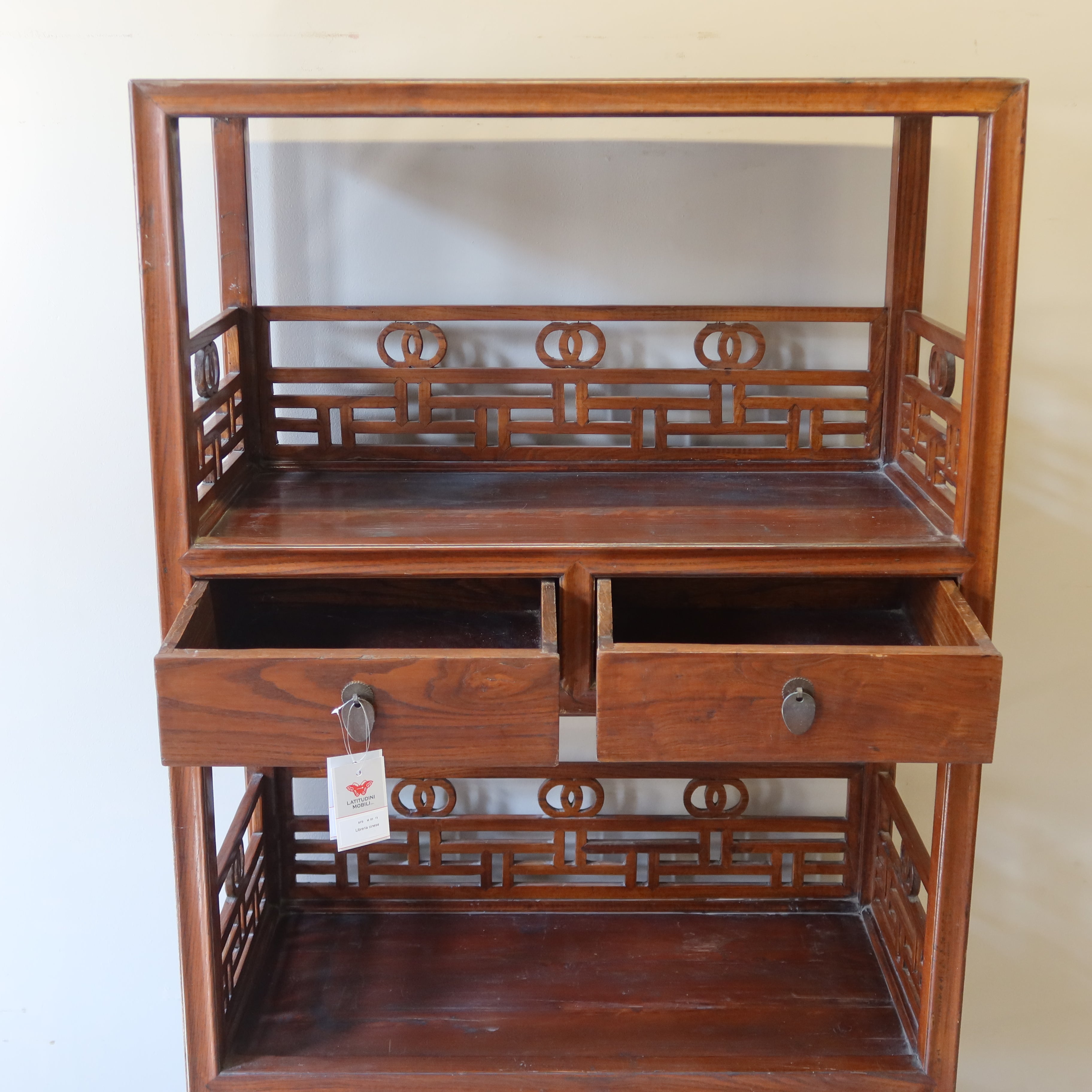 LIBRERIA CINESE OLMO NATURALE