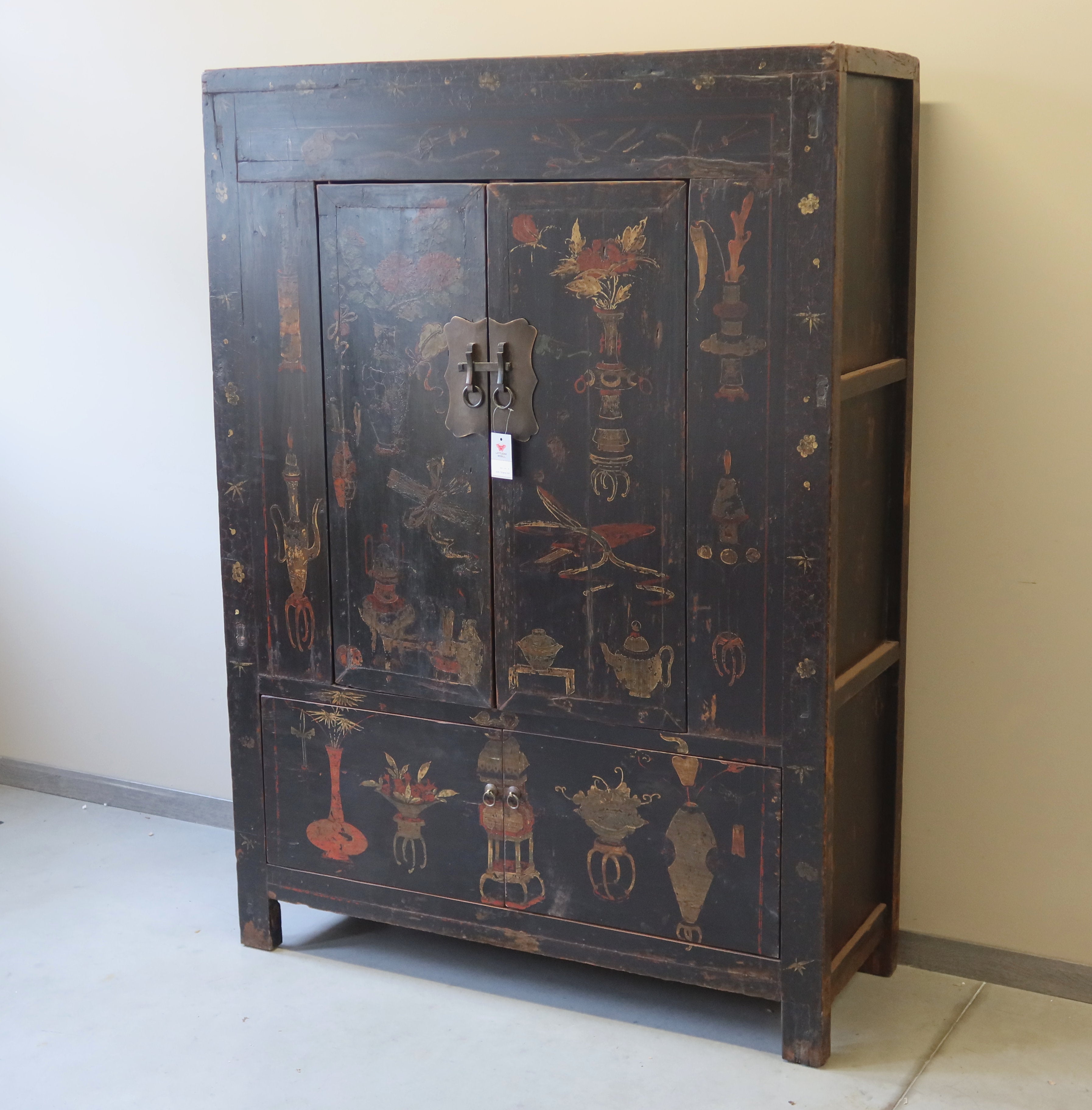 ARMADIO CINESE SHANXI DECORATO