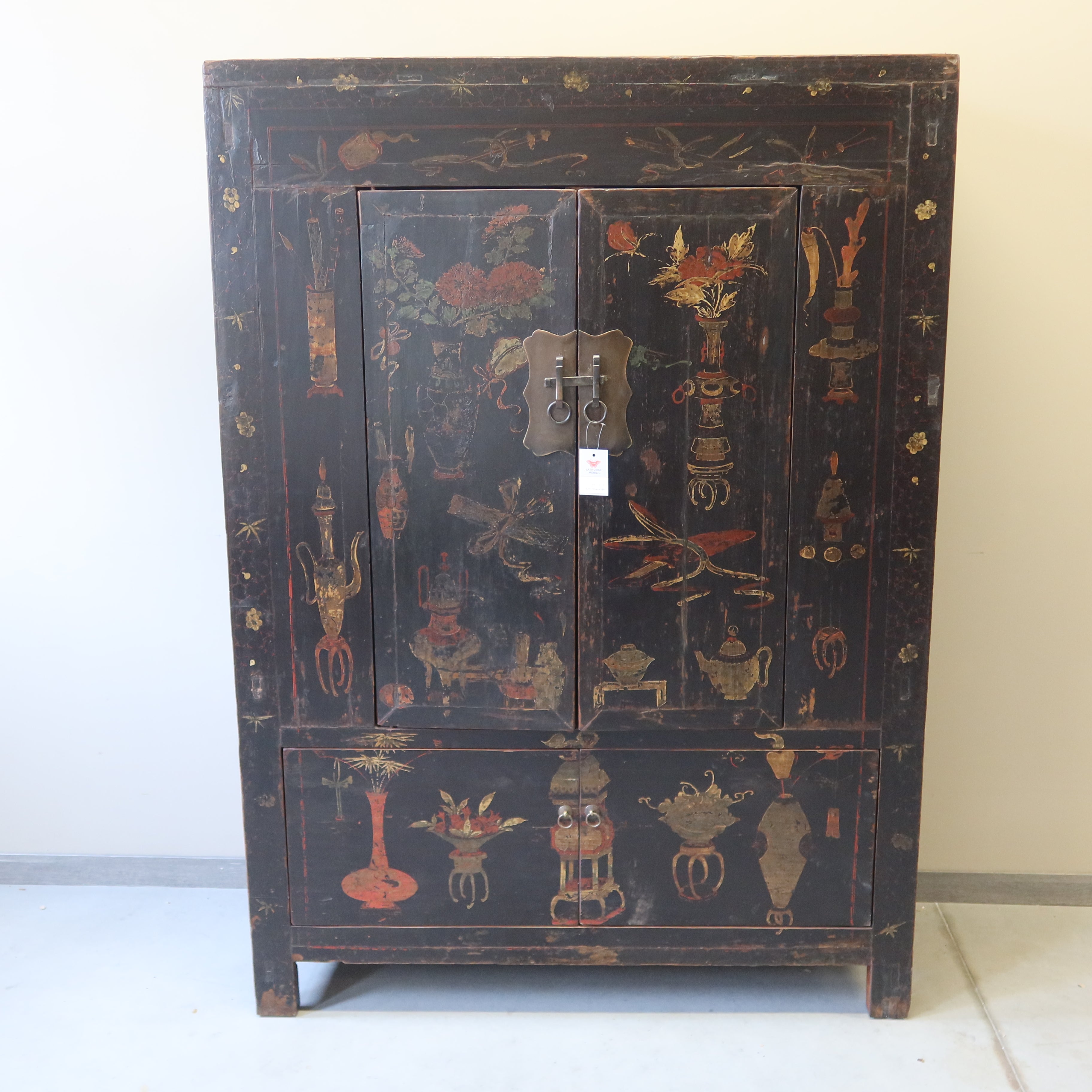 ARMADIO CINESE SHANXI DECORATO