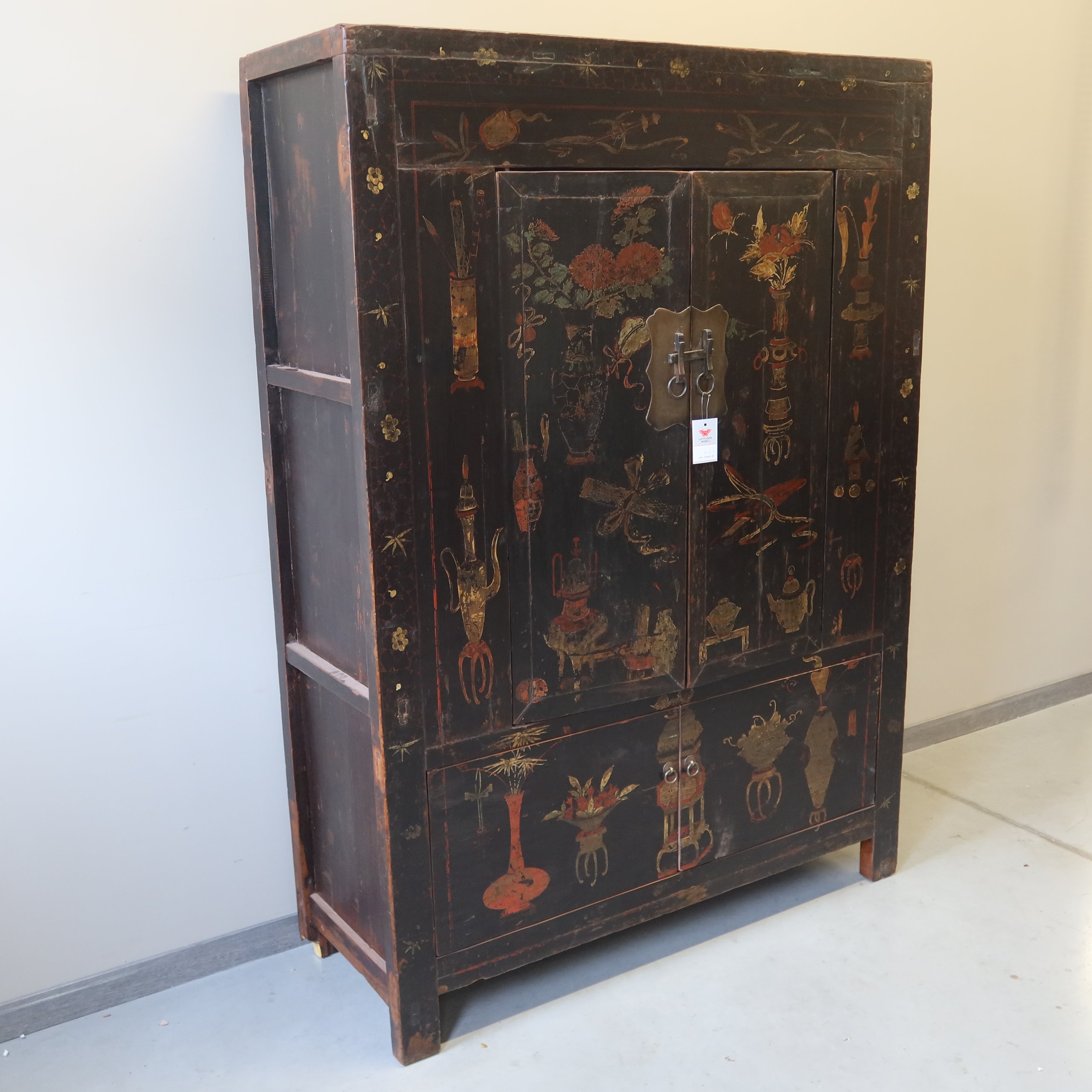 ARMADIO CINESE SHANXI DECORATO