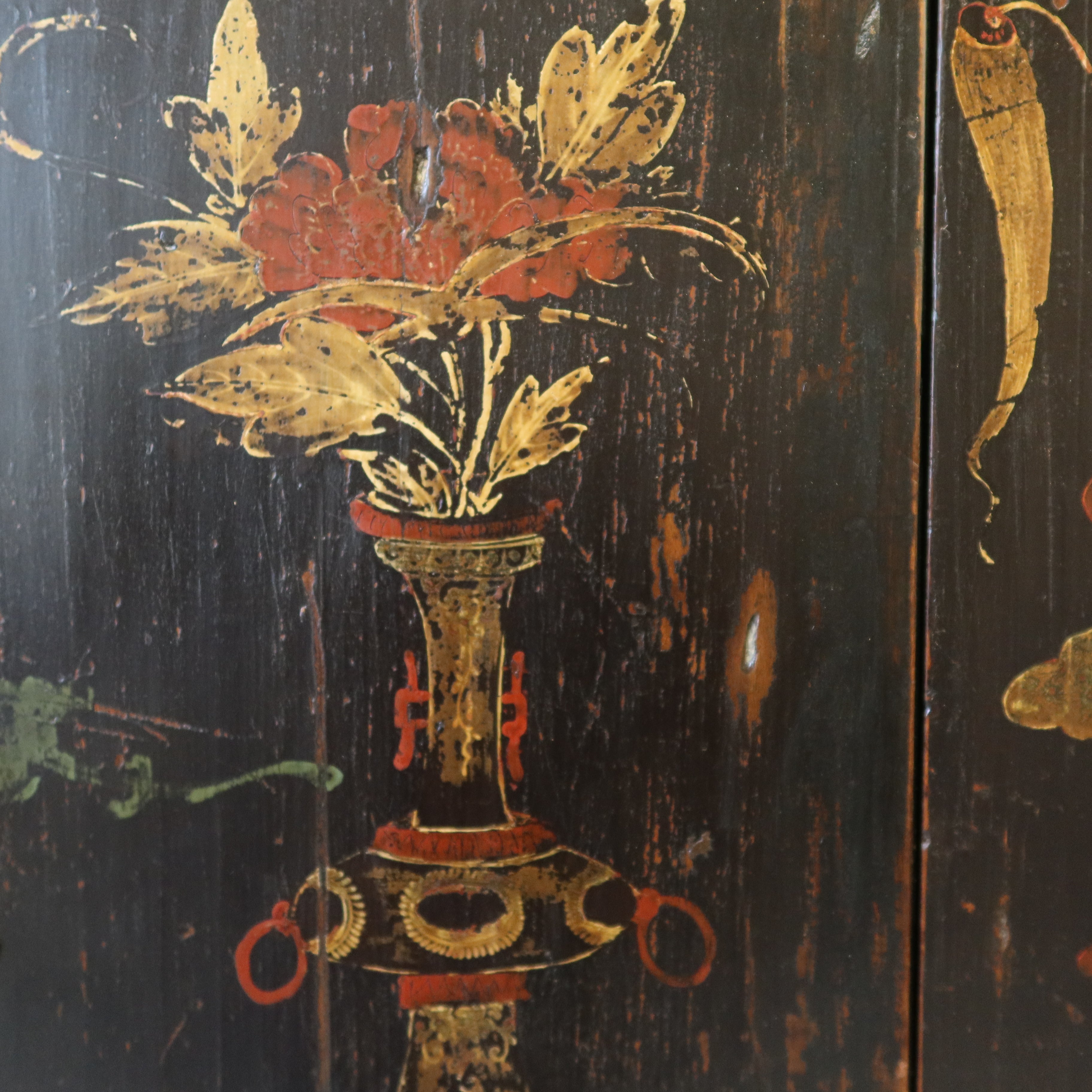 ARMADIO CINESE SHANXI DECORATO
