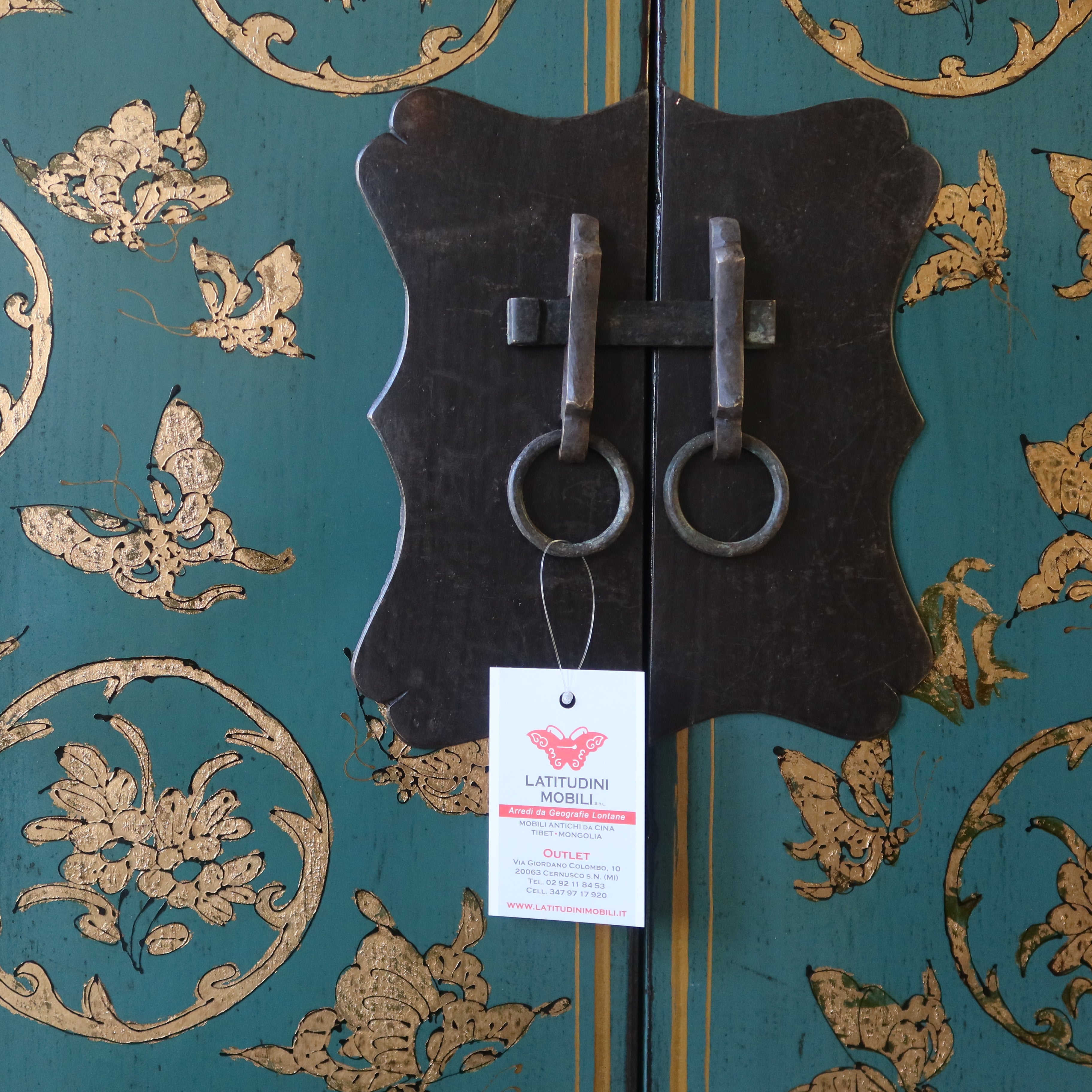 ARMADIO SHANXI LACCATO E DECORATO