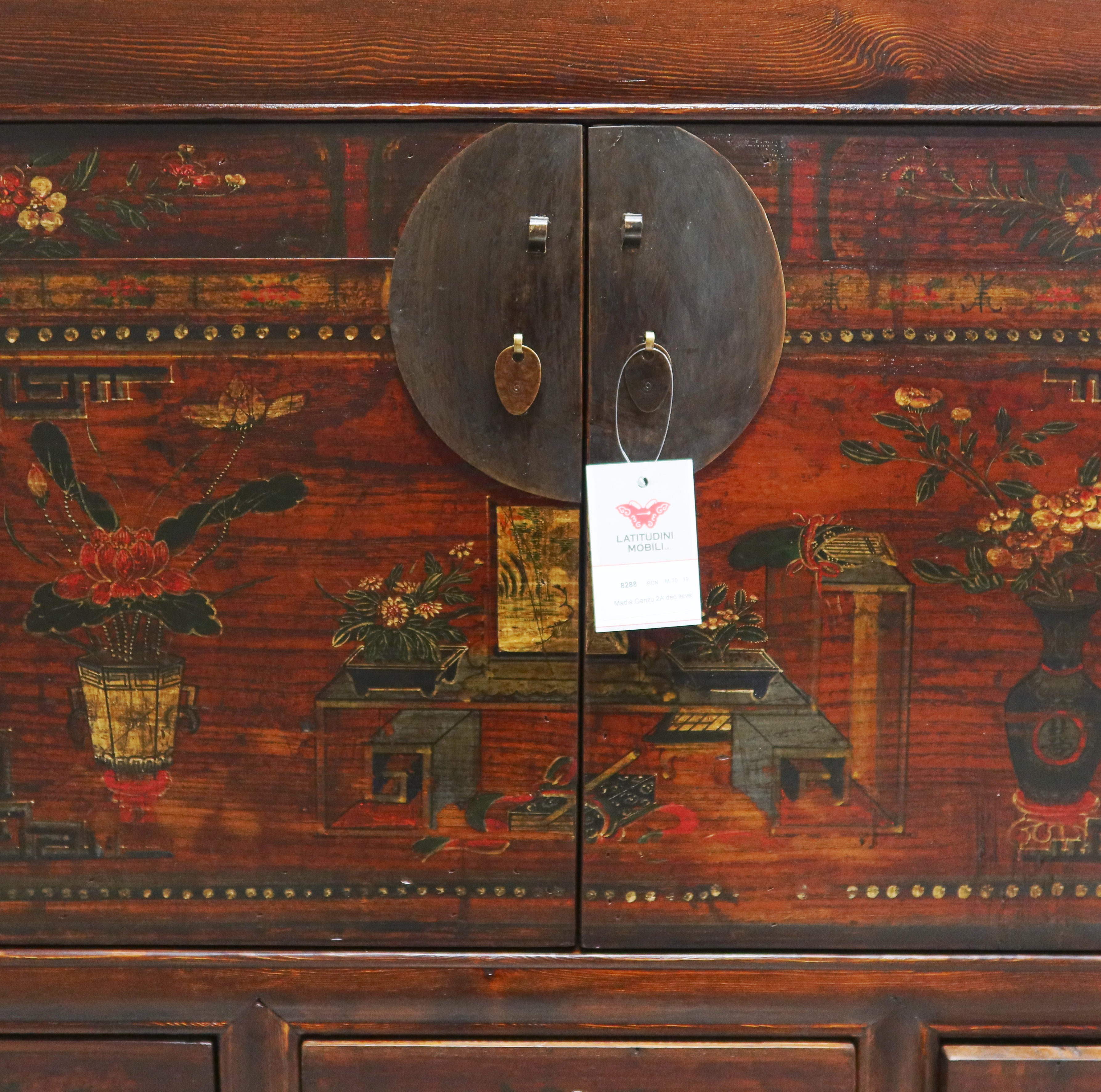 MADIA CINESE DEL GANZU DECORO VIVO